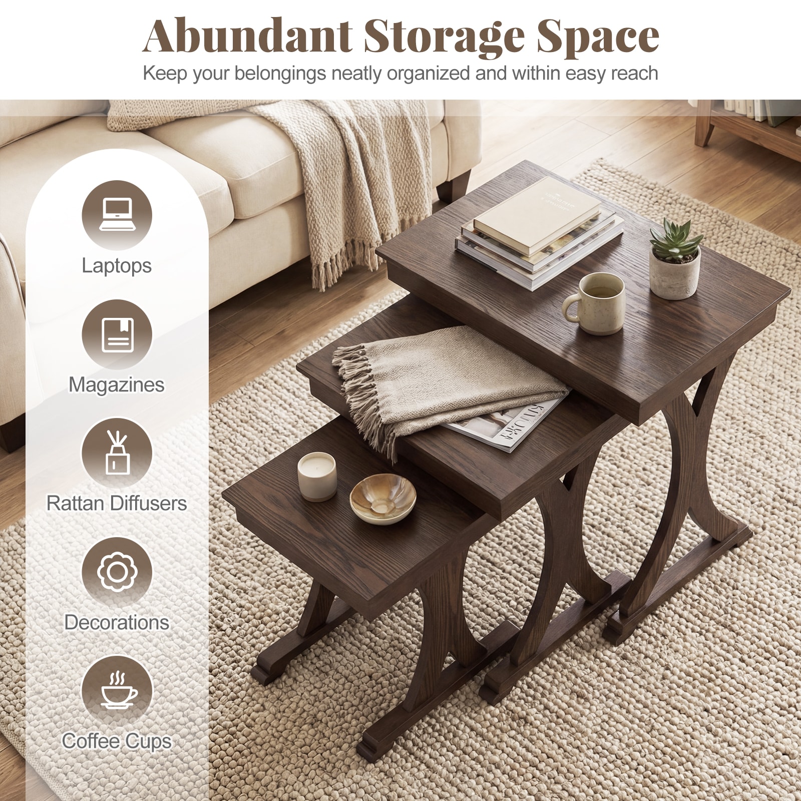 SUGIFT ZMLW014SUGHY2056 Accent-Table-Sets - View #5