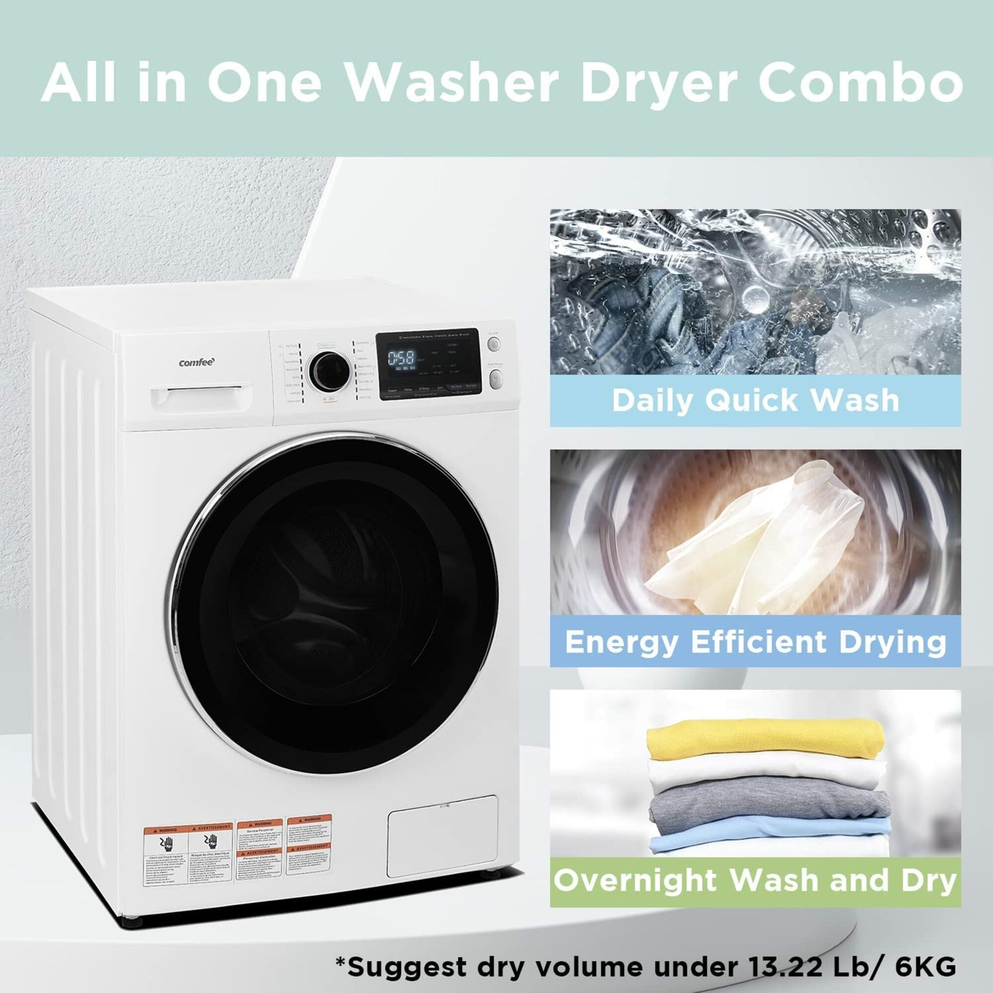 Comfee 2.4 cu. ft. Portable Washing Machine - appliances - by