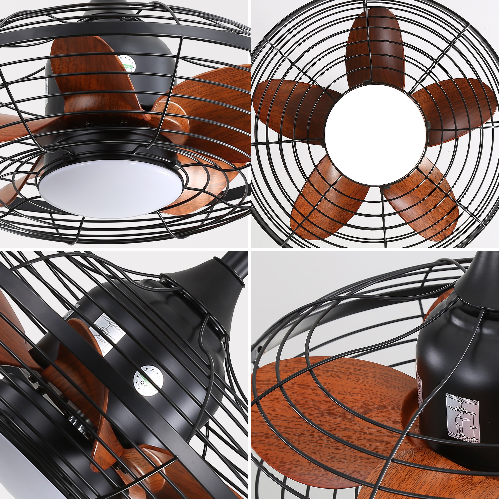 SINOFURN SYD130073BK Ceiling-Fans - View #3