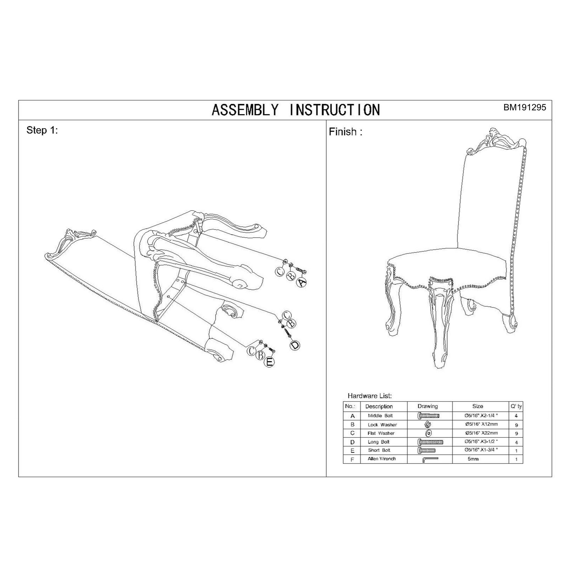 Benzara BM191295 Dining-Chairs - View #6