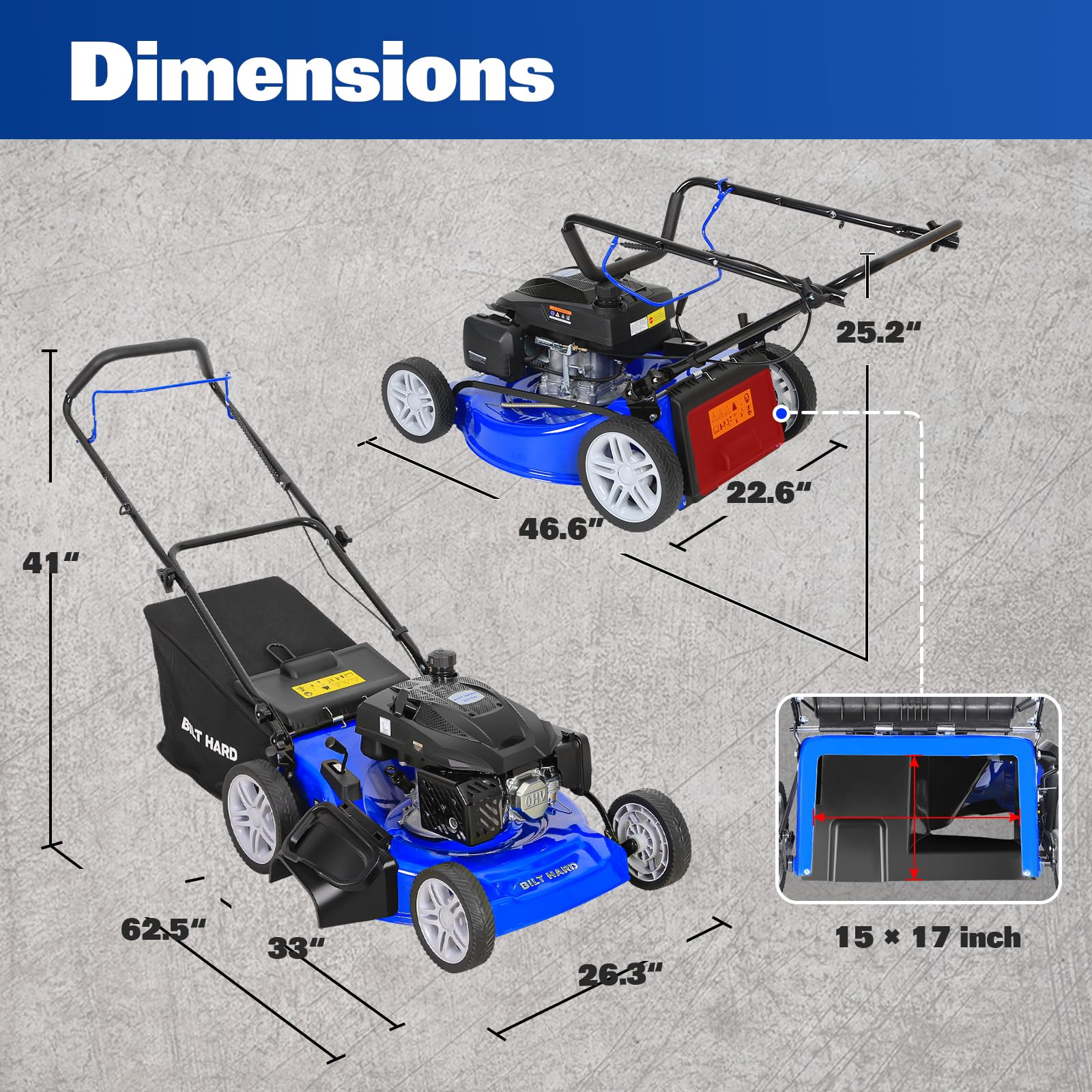BILT HARD TMA-0561-L Gas-Walk-Behind-Mowers - View #4