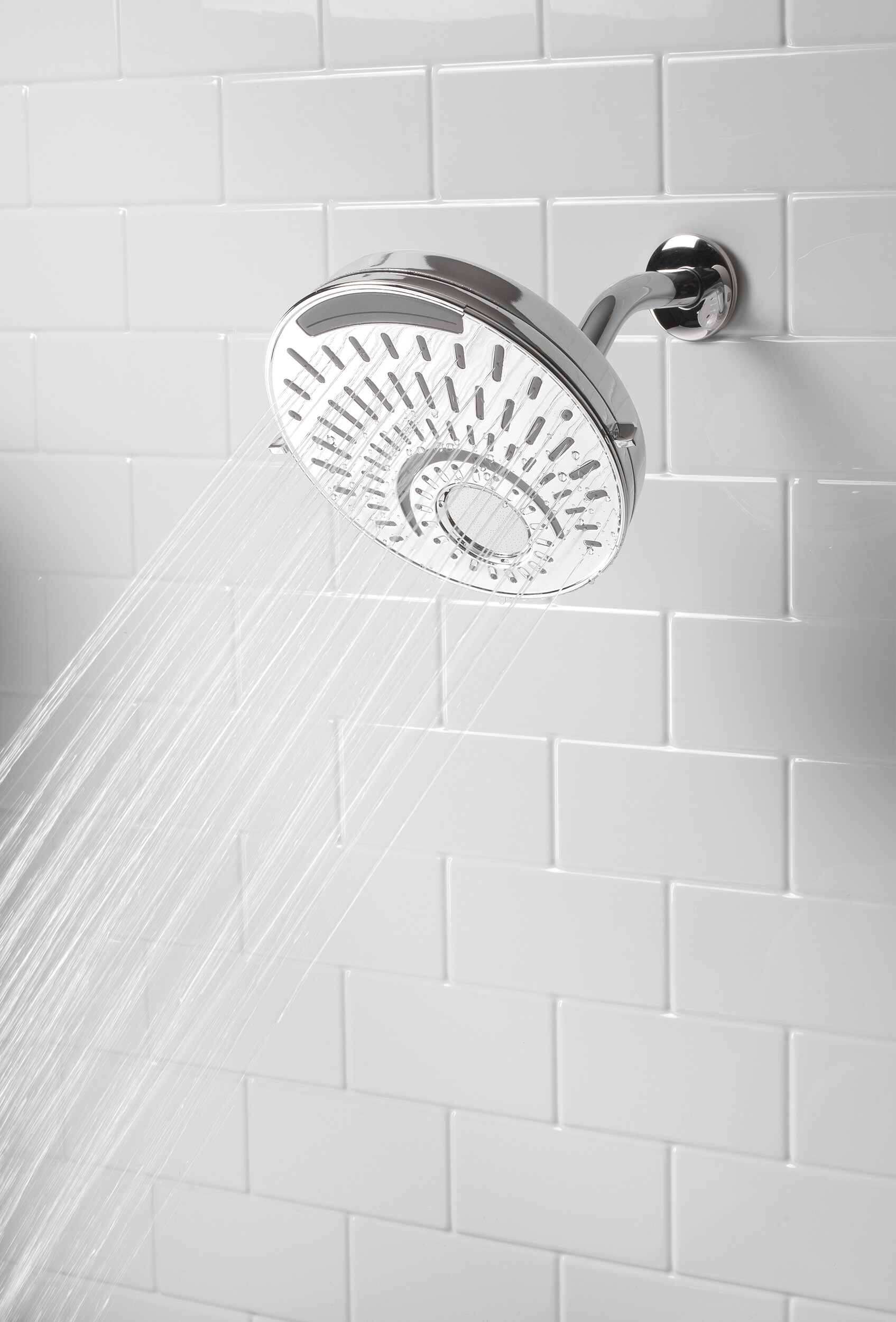 allen + roth Nottingham Chrome Round Fixed Shower Head 1.8GPM (6.8LPM