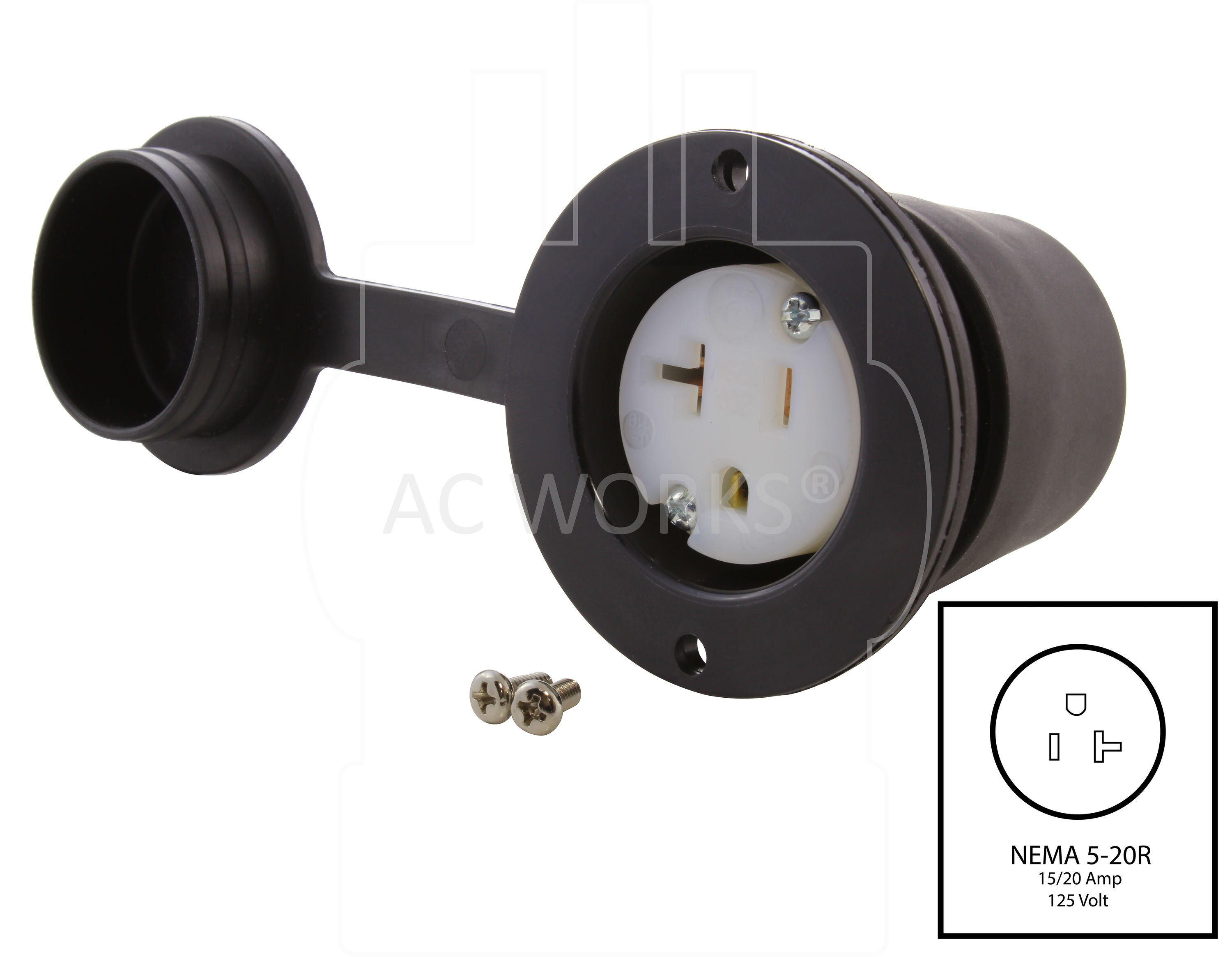 AC WORKS ASOU520R-WC receptacles - View #2