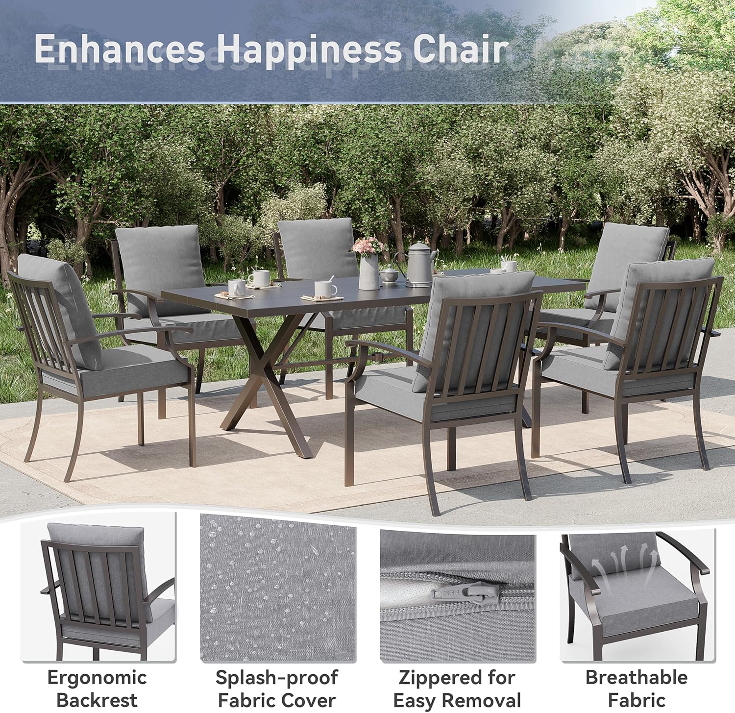 ALAULM LS-SAN7DM-GREY Patio-Dining-Sets - View #7