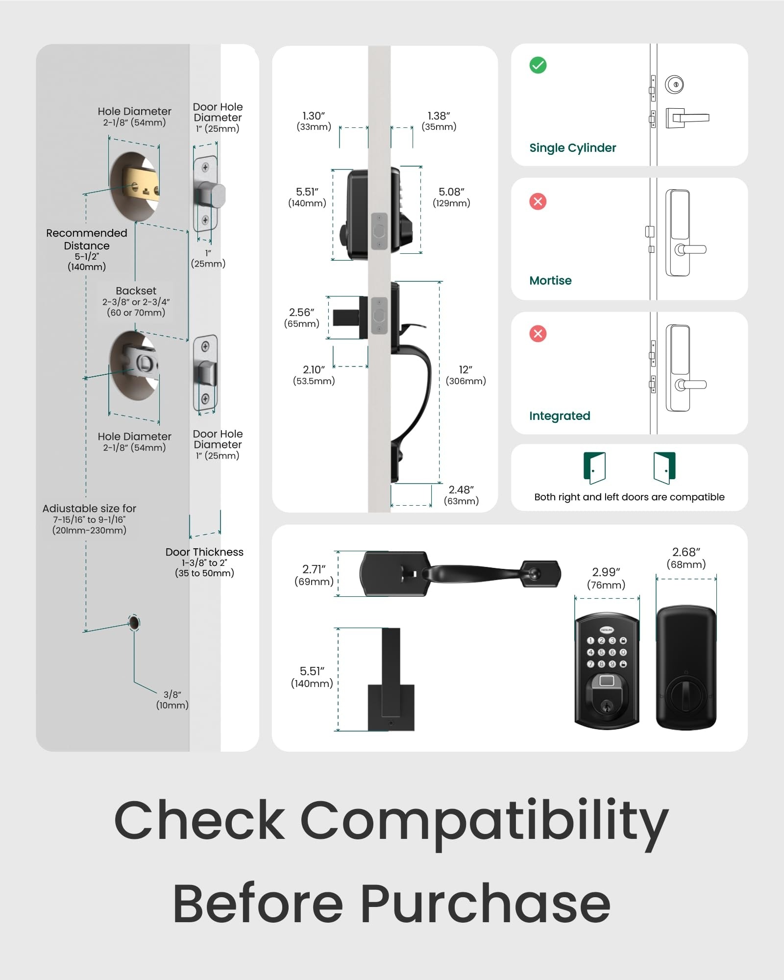 Adrinfly LAD0509M17 Electronic-Door-Locks - View #6