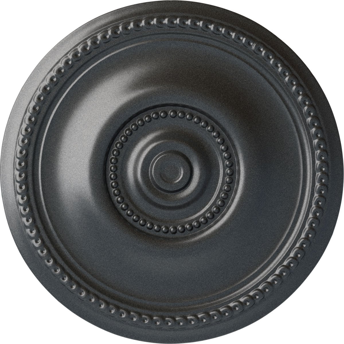 Ekena Millwork CM20BEPES Raynor 20.625-in W x 20.625-in L Painted Pewter Polyurethane Whole Ceiling Medallion