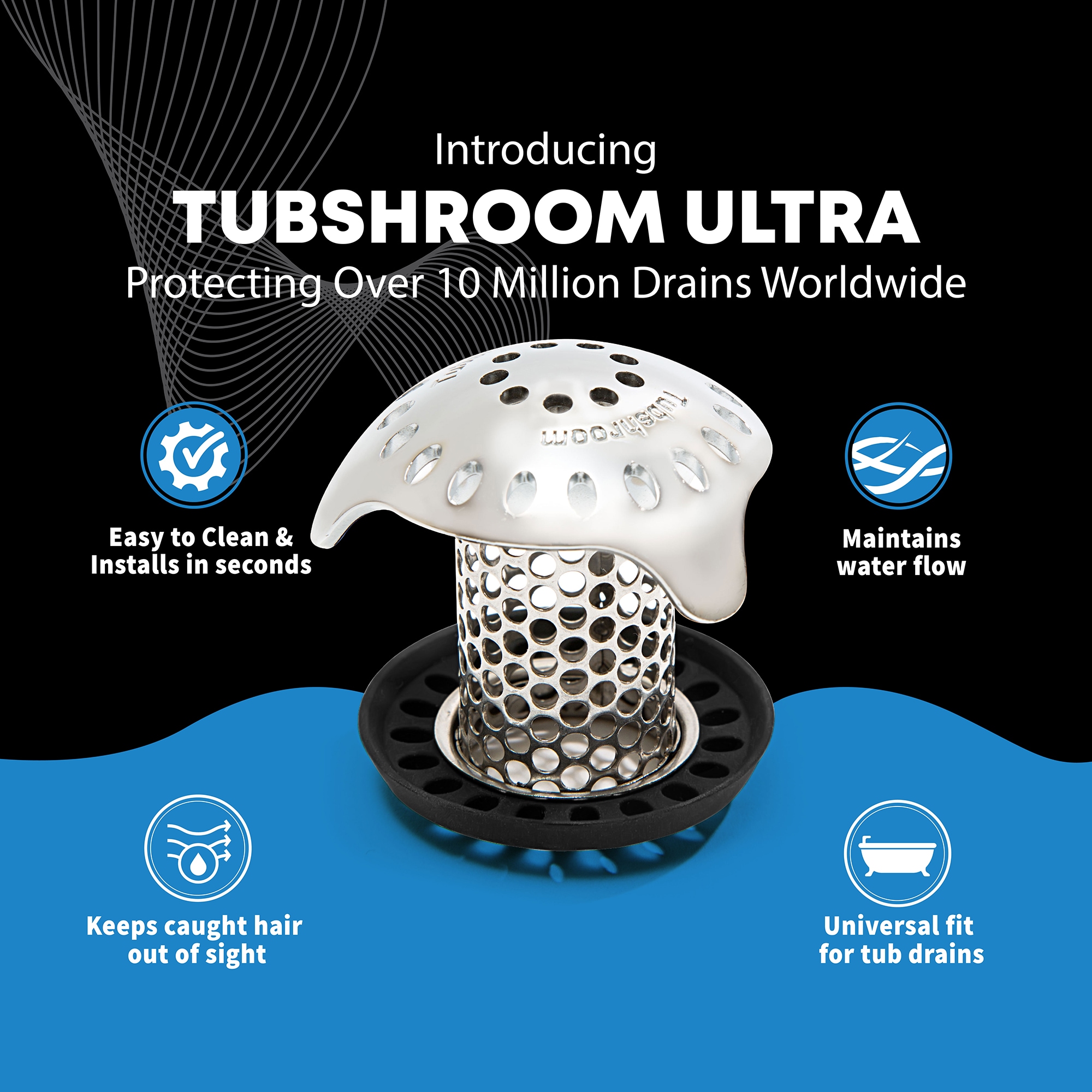TubShroom TSULT455 Tub-Drain-Accessories - View #3