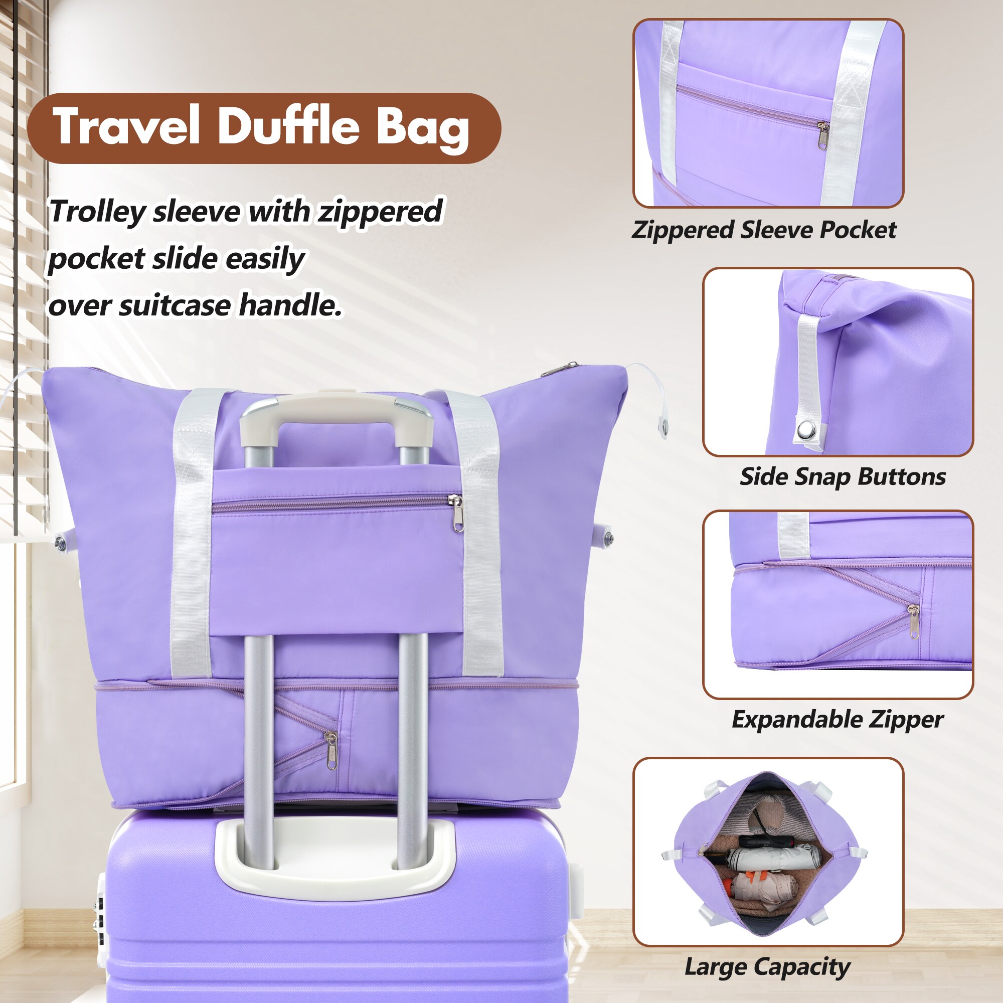 ModernLuxe L3P-N732P193484I Luggage-And-Luggage-Sets - View #3