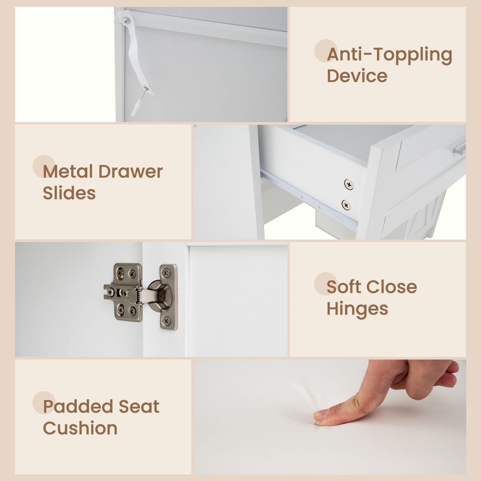 Slickblue D-CO-HW-SU25801UH Bedroom-Vanities - View #7