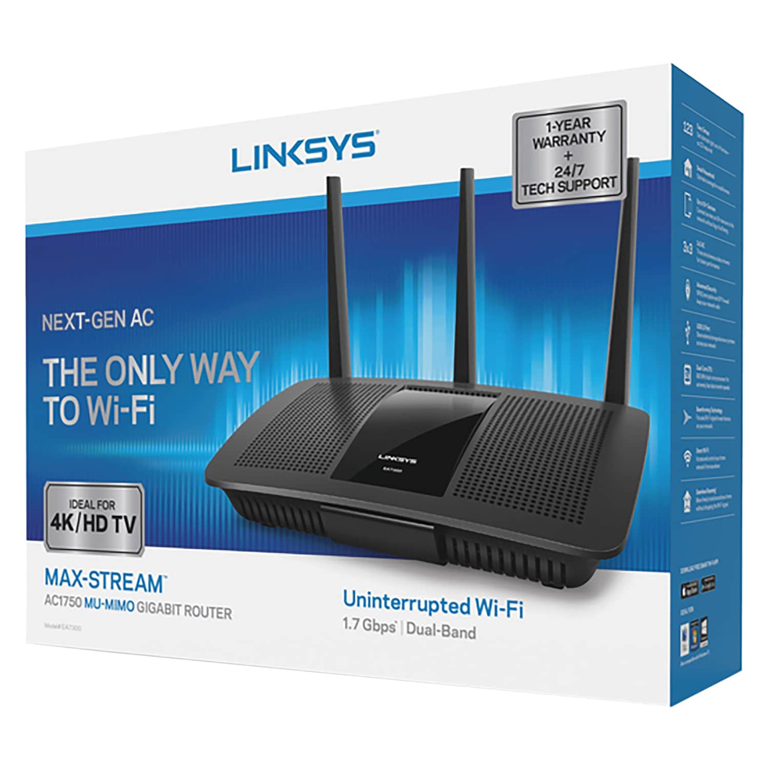 Linksys Max-Stream Wireless Router the Wi-Fi Routers department at
