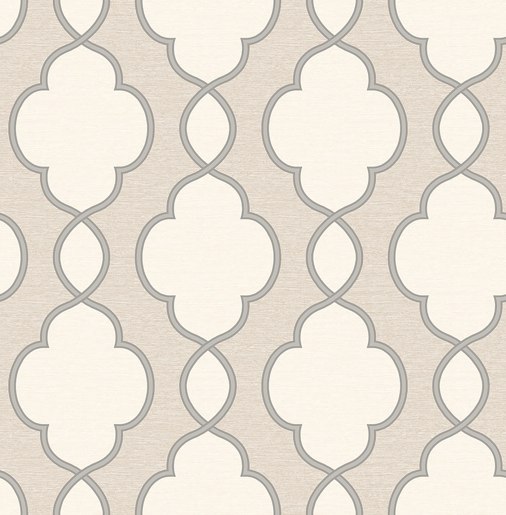 A-Street Prints 2625-21819 Symetrie 56-Sq. Feet Light brown Non-woven Geometric Unpasted Wallpaper