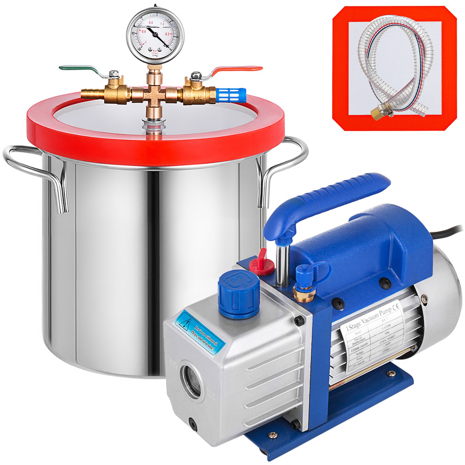 VEVOR 3CFMZKBJ2JLZKT001V1 vacuum-pump 3-CFM Heat recovery Air Exchanger