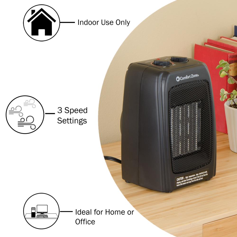Comfort Zone CZ442 Portable-Electric-Heat - View #8