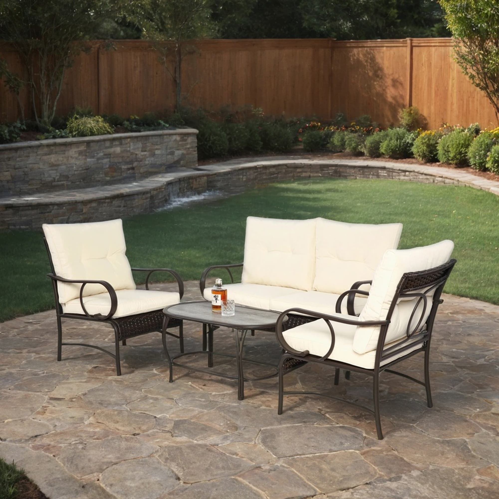 SINOFURN SYA020338BG Patio-Conversation-Sets - View #2