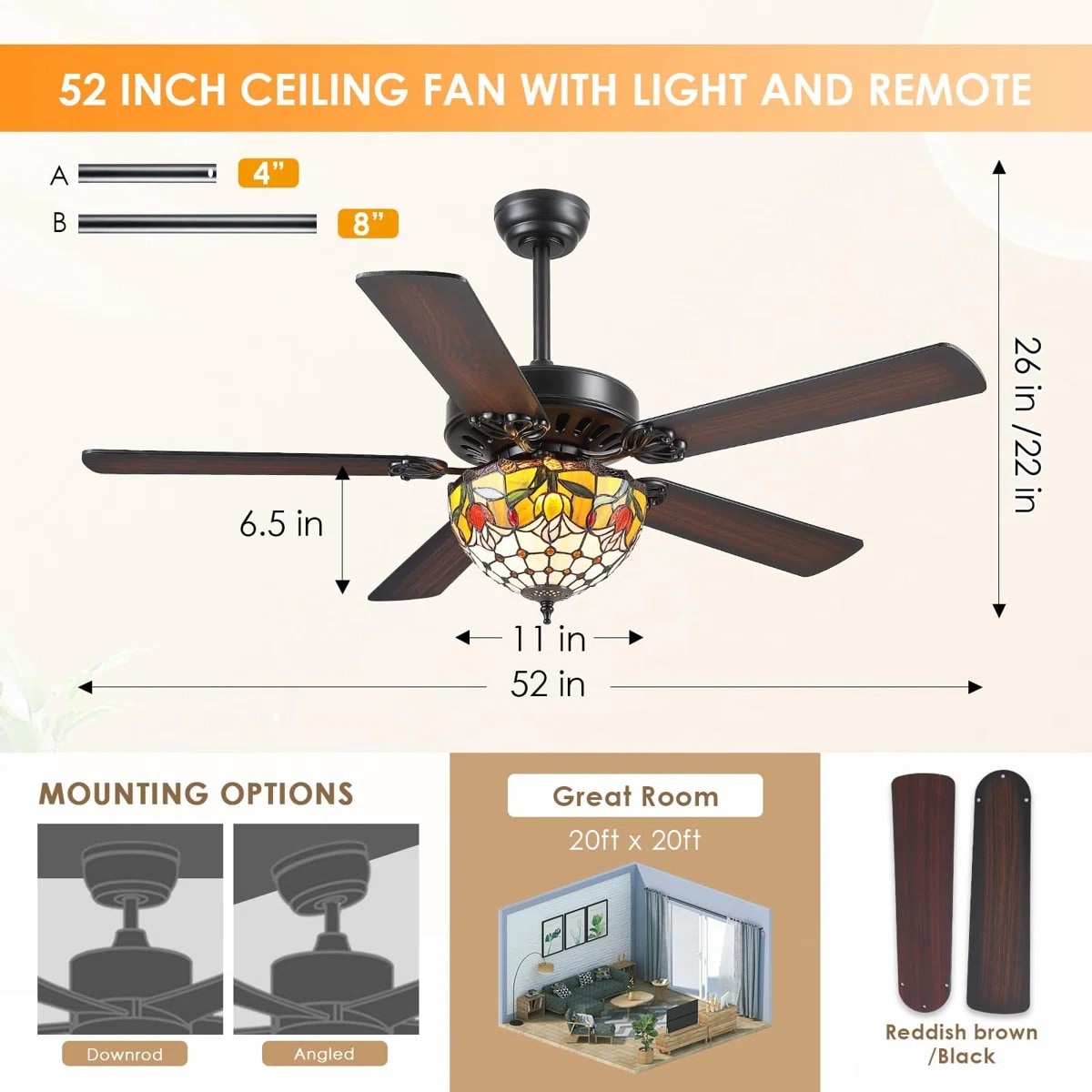 Kviflon LS8606 Ceiling-Fans - View #5