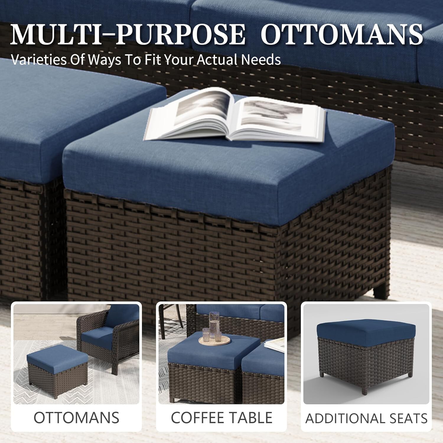 GZMR GZ-W2775BG7 Patio-Conversation-Sets - View #11