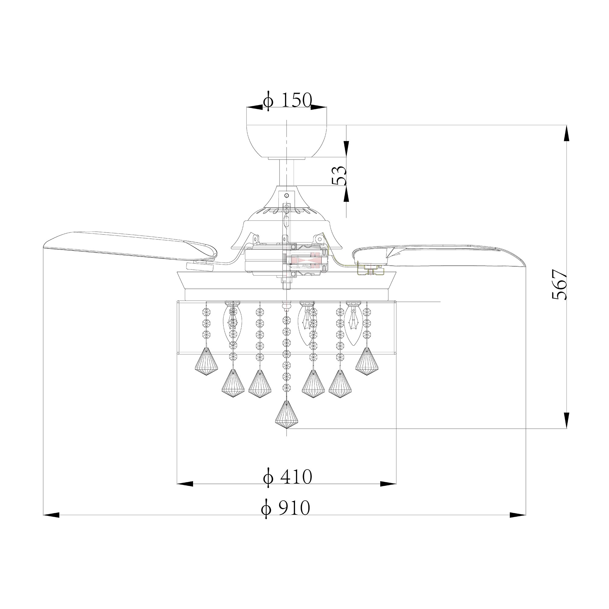Parrot Uncle F3502110V Ceiling-Fans - View #16