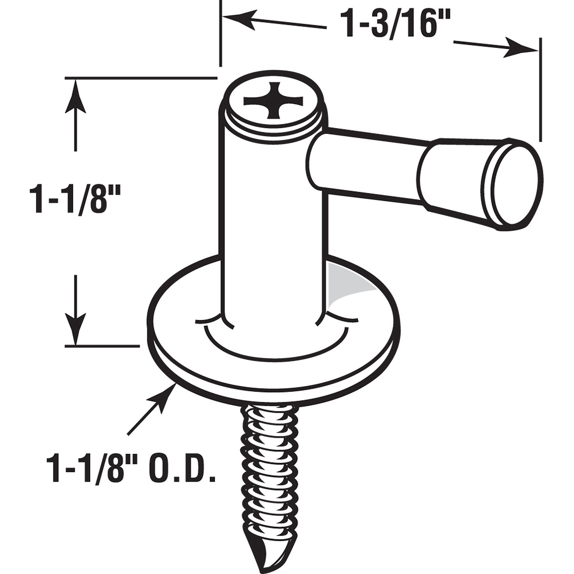 Prime-Line U 9023 Door-Bumpers-Stops2 - View #2