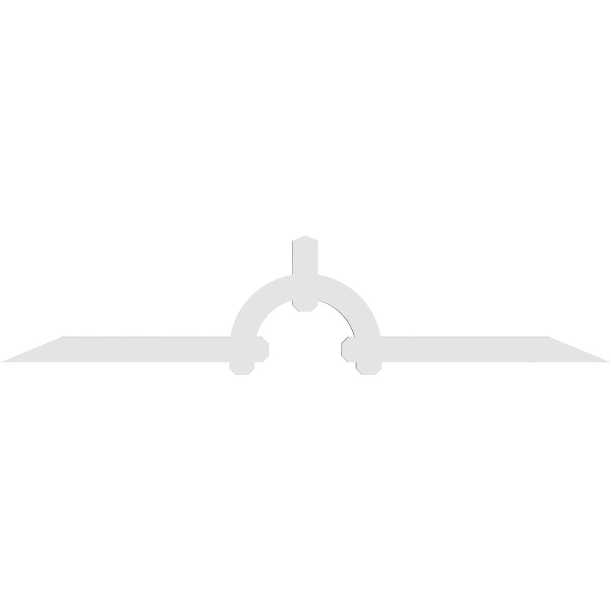 Ekena Millwork GBP096X20X0204ERI00 Exterior-Brackets-Braces - View #4