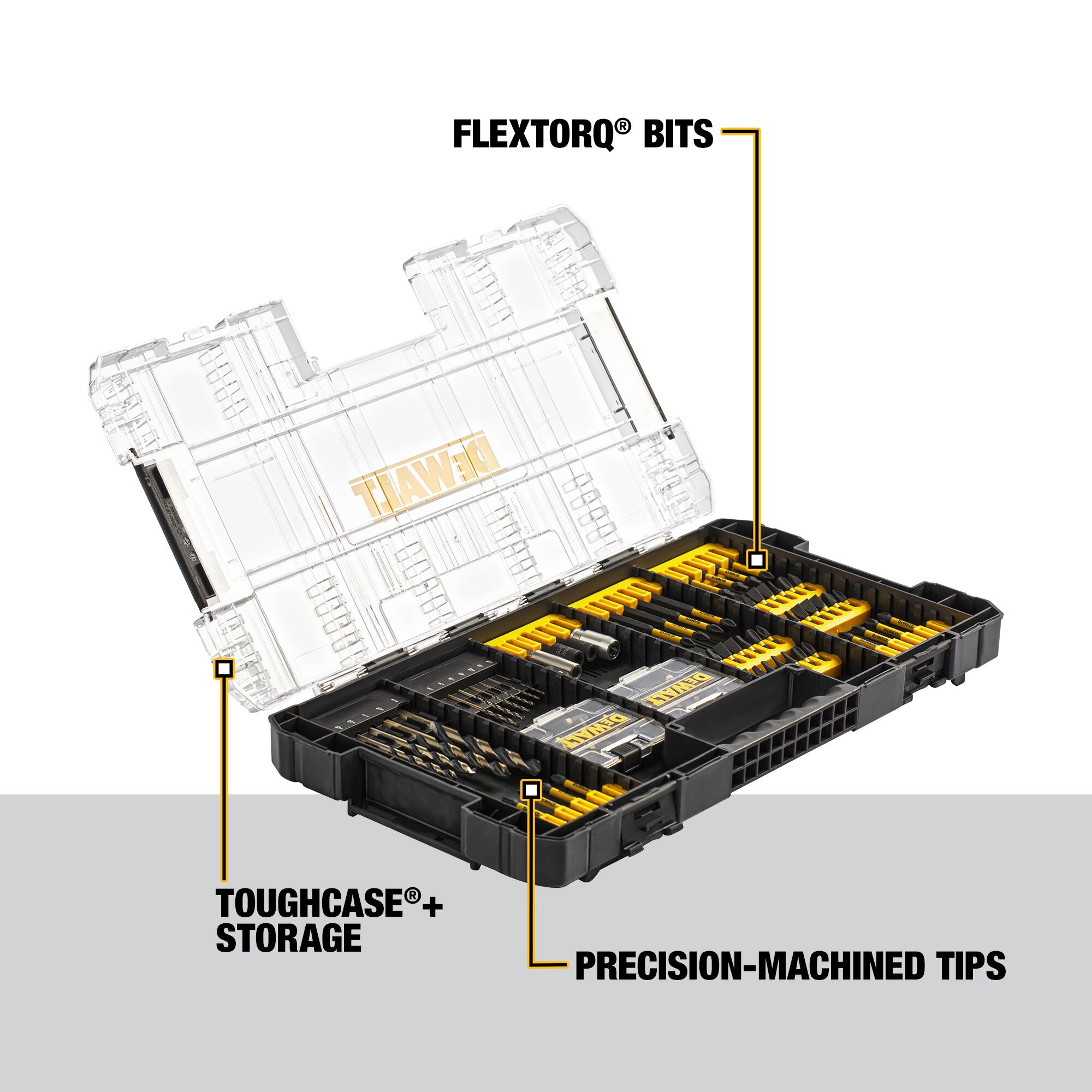 DEWALT DWANGFT100SET Impact-Screwdriving-Bits - View #4
