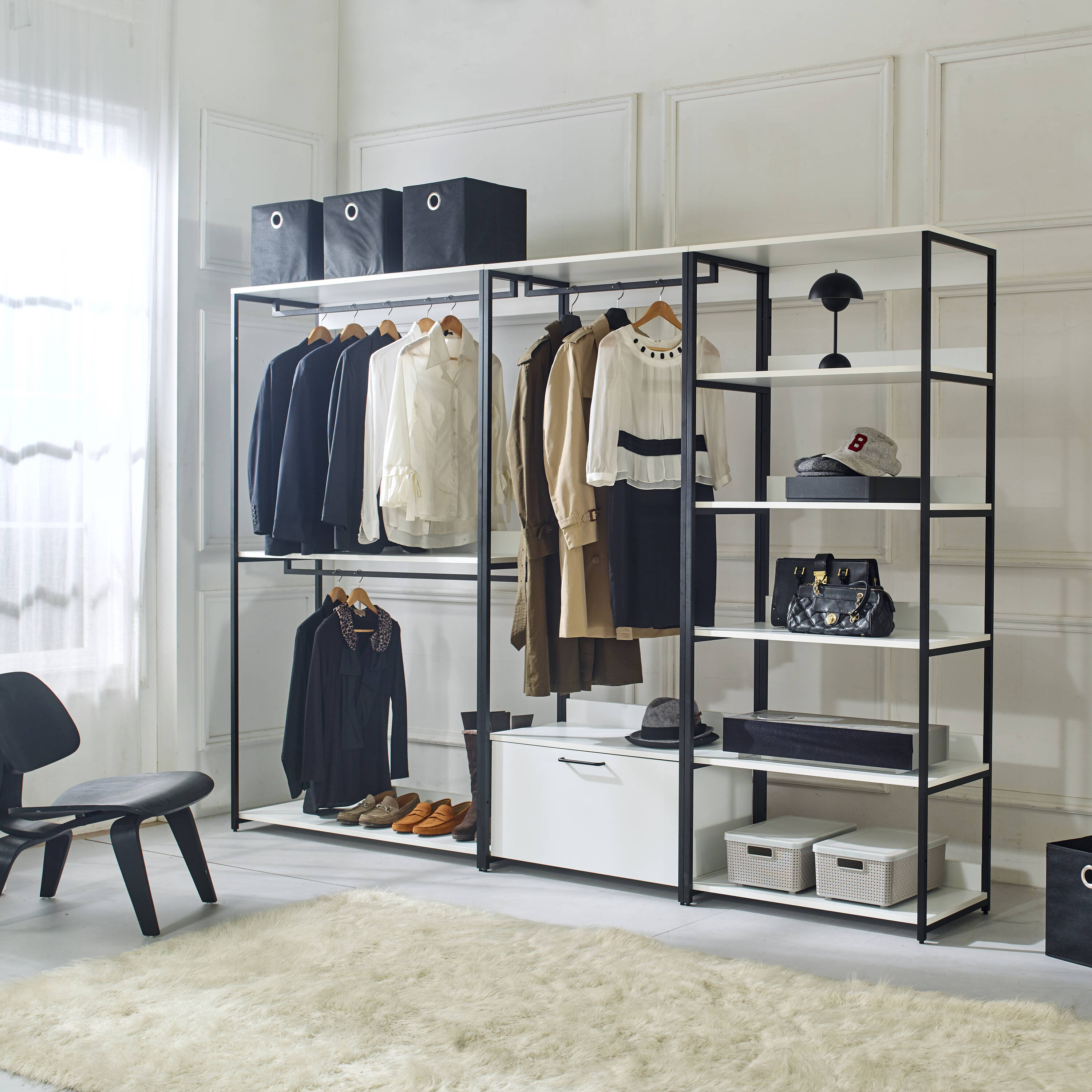 Klair Living FIONA-A Wood-Closet-Kits - View #8