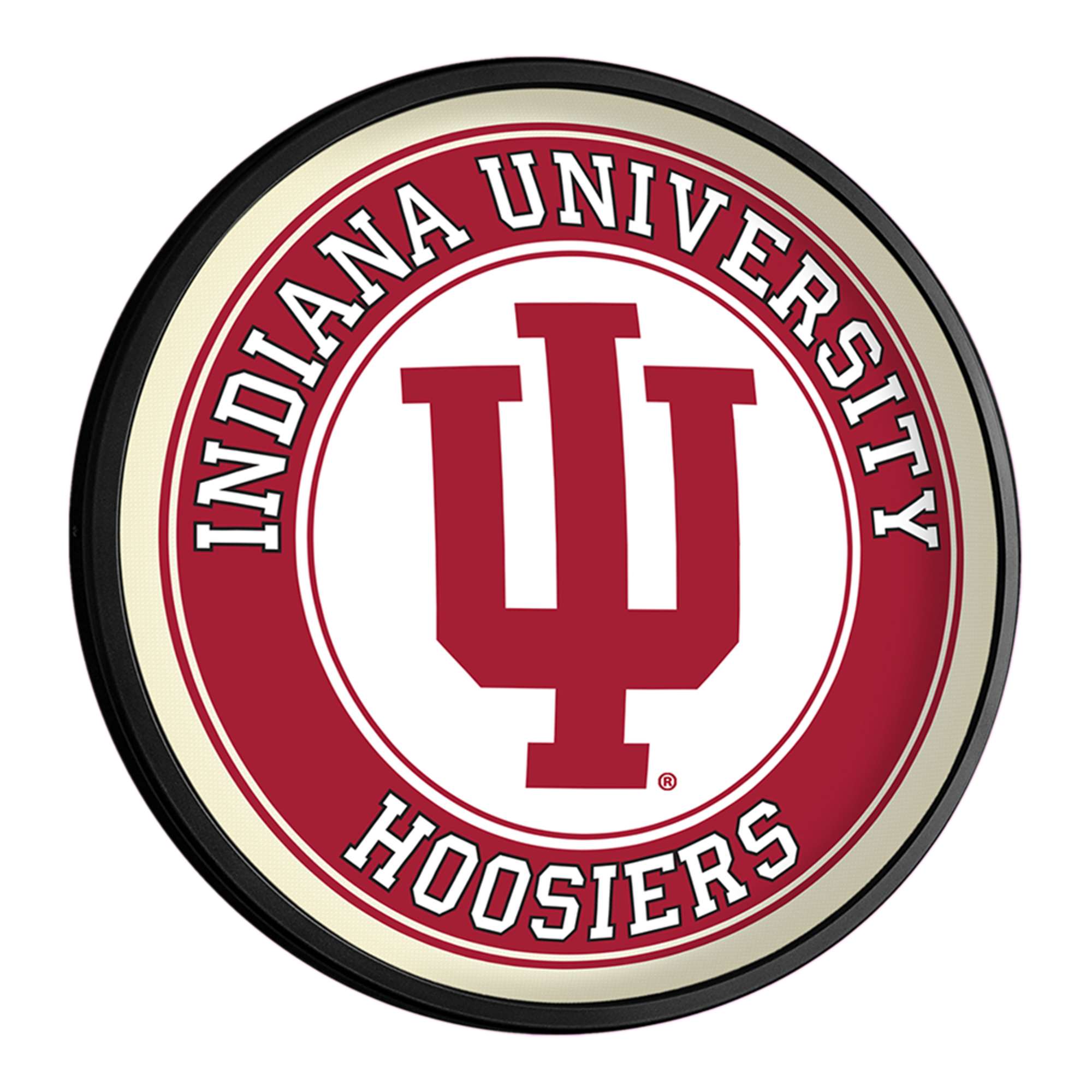 The Fan-Brand NCINDH-130-01 Indiana Hoosiers Slimline Wall Lights 18-in Constant LED Game room Lighted Sign