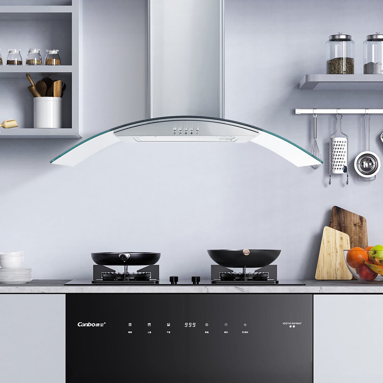 Maocao Hoom JL-CT-30450GSY Wall-Mounted-Range-Hoods - View #3