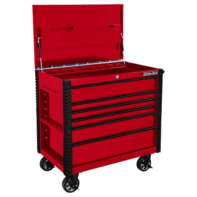 Extreme Tools EX 41-in W x 43-in H 6-Drawer Steel Rolling Tool Cabinet  (Red) in the Bottom Tool Cabinets department at Lowes.com