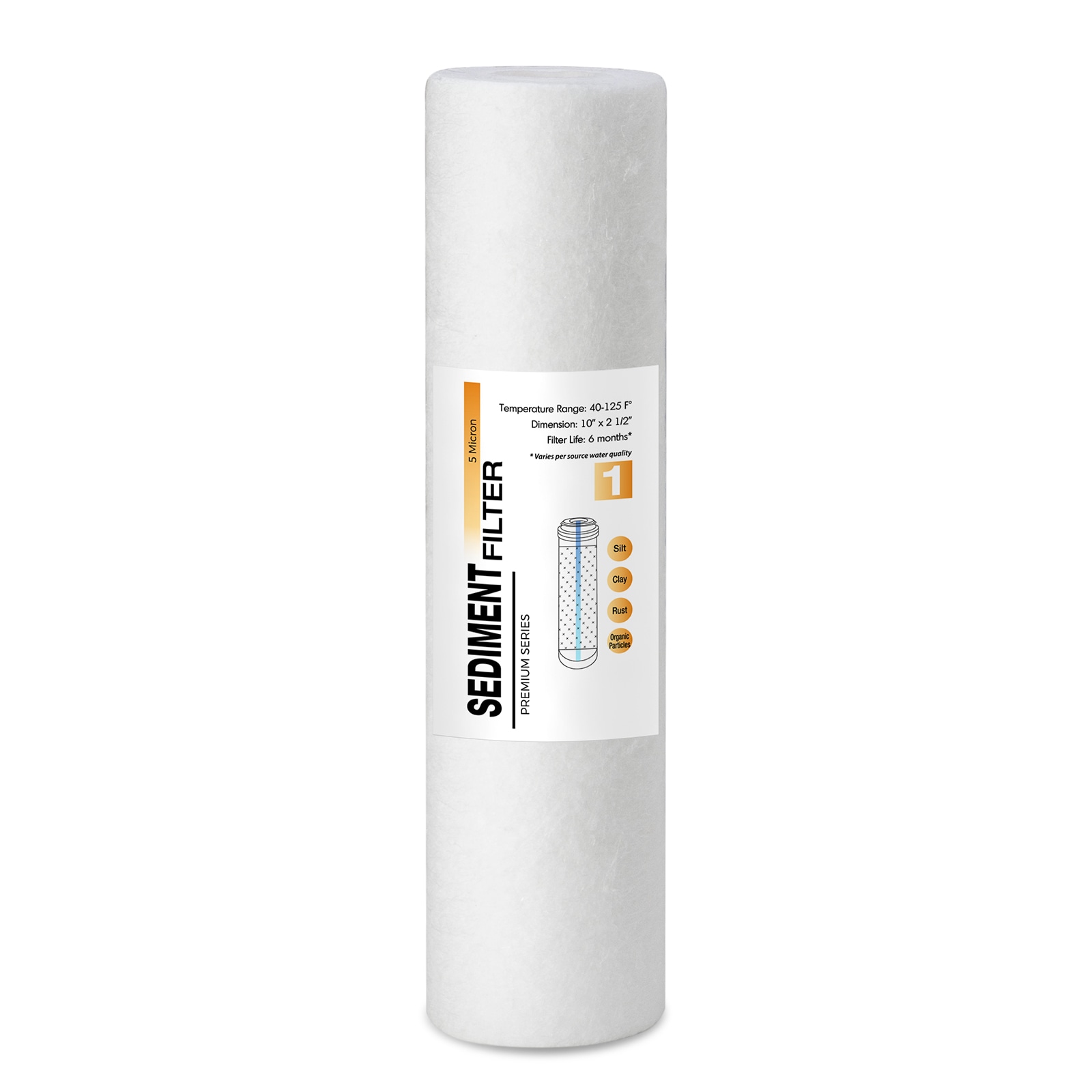 iSpring FP15US Sediment and particulate Under sink Replacement Filter