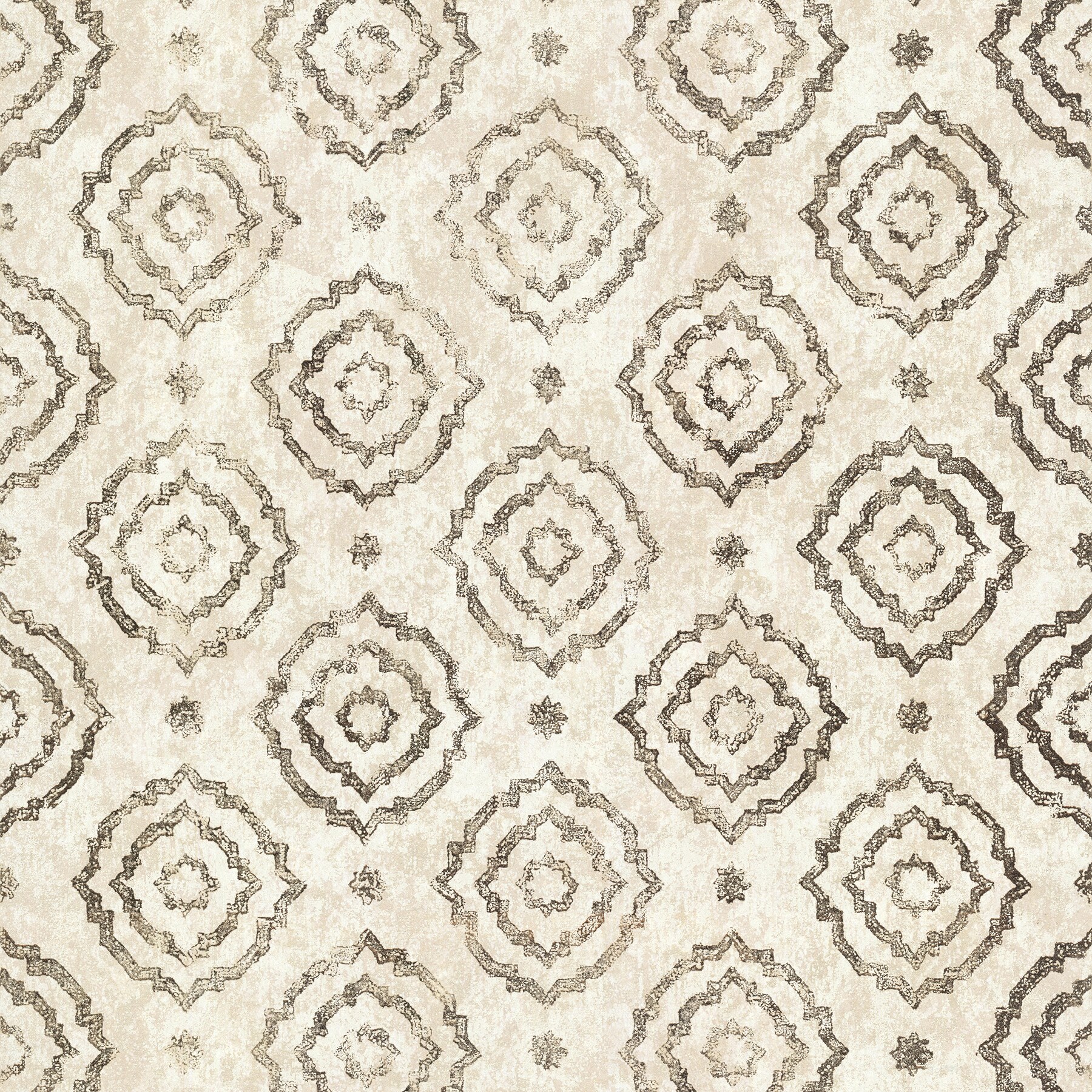 A-Street Prints 4019-86463 Lustre 75.9-Sq. Feet Gold Non-woven Medallion Unpasted Wallpaper