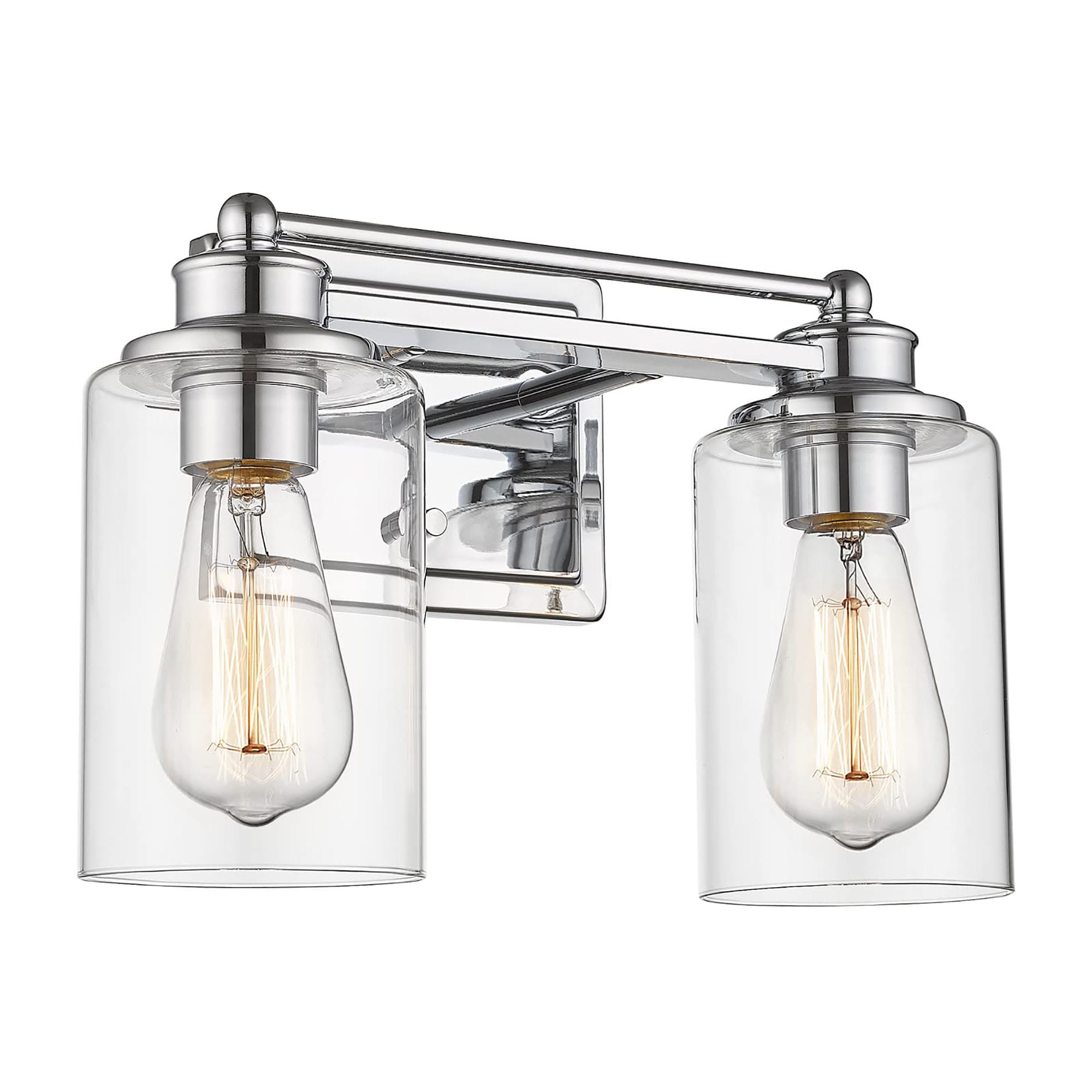 LTMATE LS5HLT63B-2W CH JAZAVA 13.6-in 2 -Light Polished Chrome Modern/contemporary Vanity light