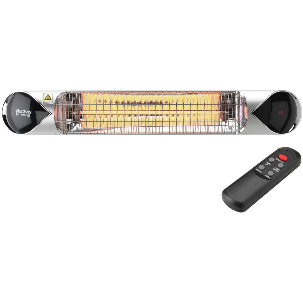 Hanover HAN1051IC-SLV 5118.0 -BTU 120.0 -Volt Silver Stainless steel Electric Patio Heater