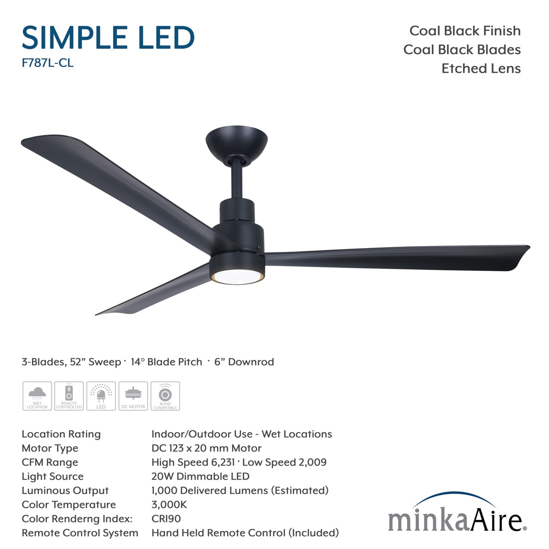 Minka Aire F787L-CL Ceiling-Fans - View #5
