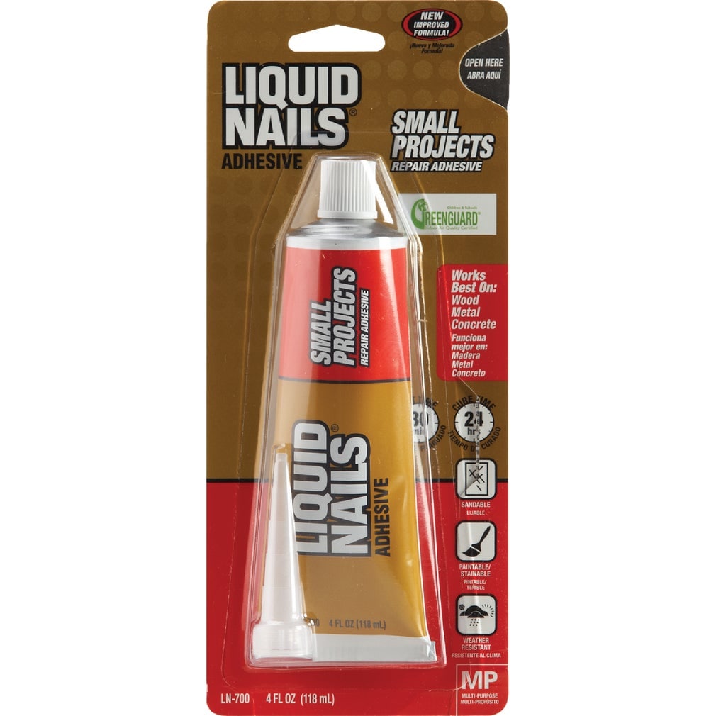 LIQUID NAILS  LN-700 4-Ounce Small Projects and Repairs Adhesive (Pack of 12)