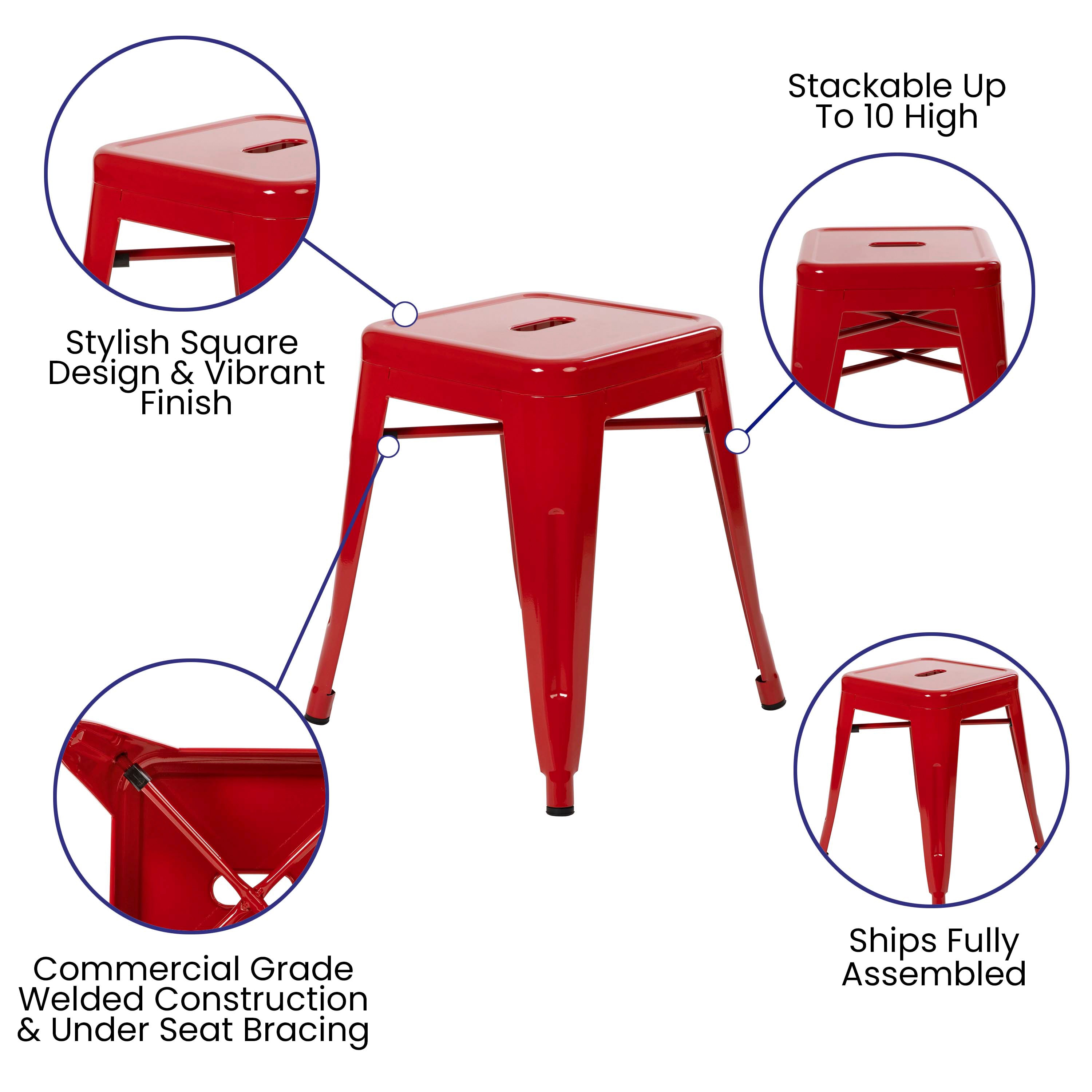 Flash Furniture 889142982456 stools - View #2