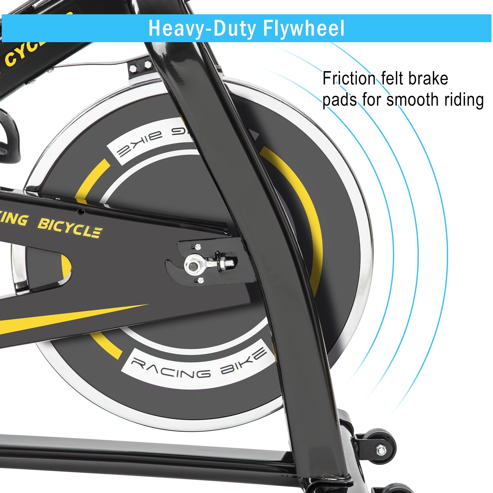 CASAINC Exercise Bike Friction Spin Exercise Bike at Lowes