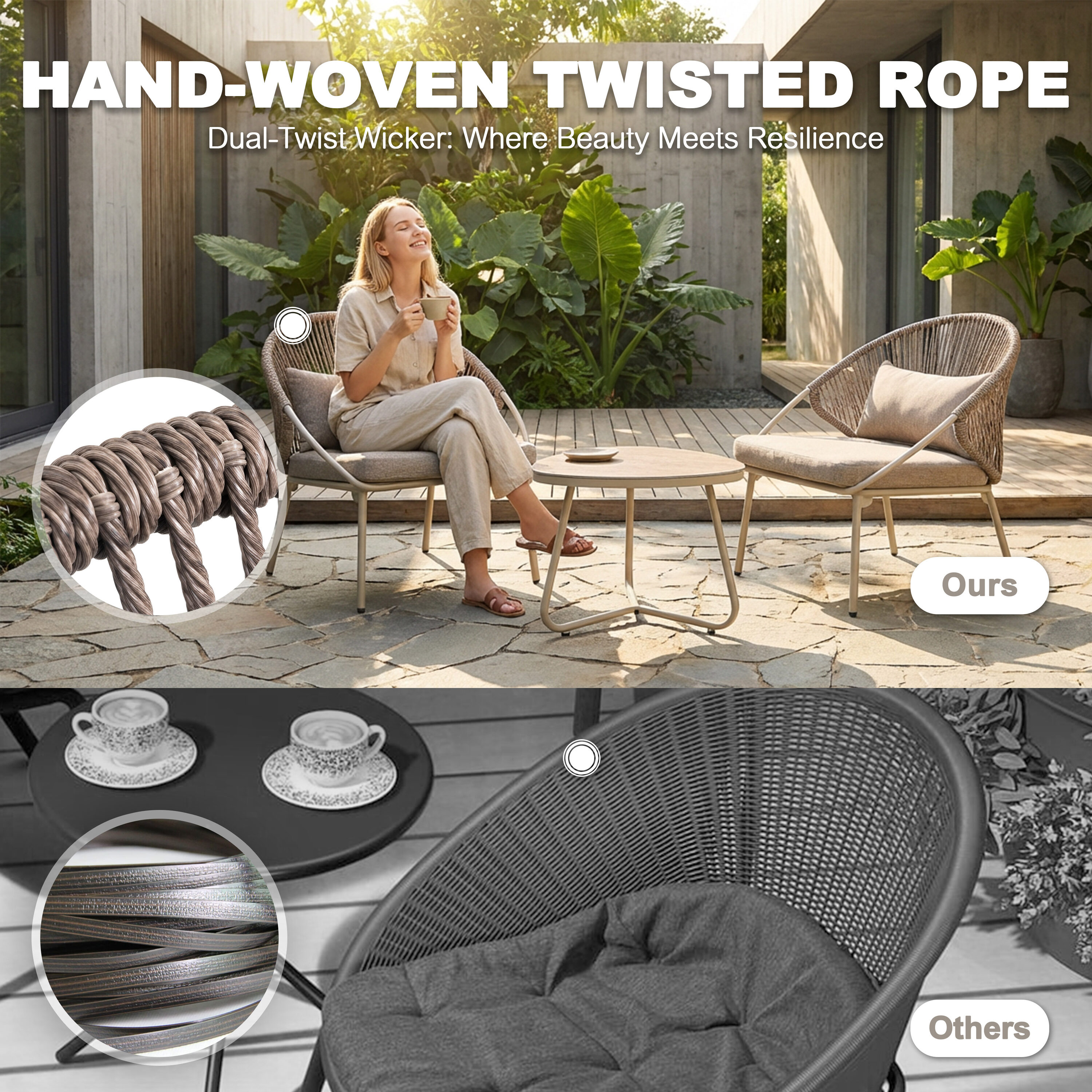 Nuu Garden SDBW003-301 Patio-Conversation-Sets - View #8