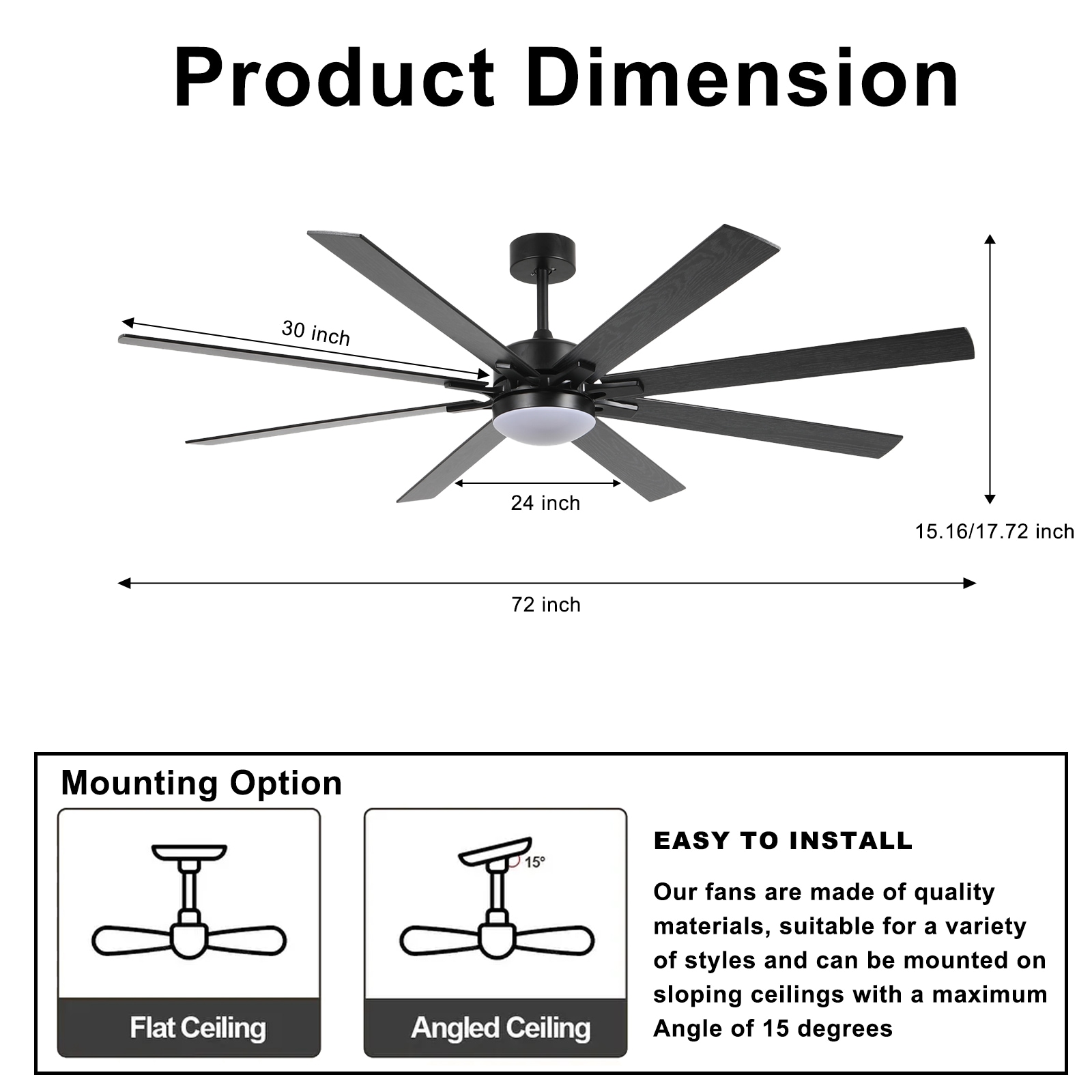 Flynama CT-L-F201008 Ceiling-Fans - View #9