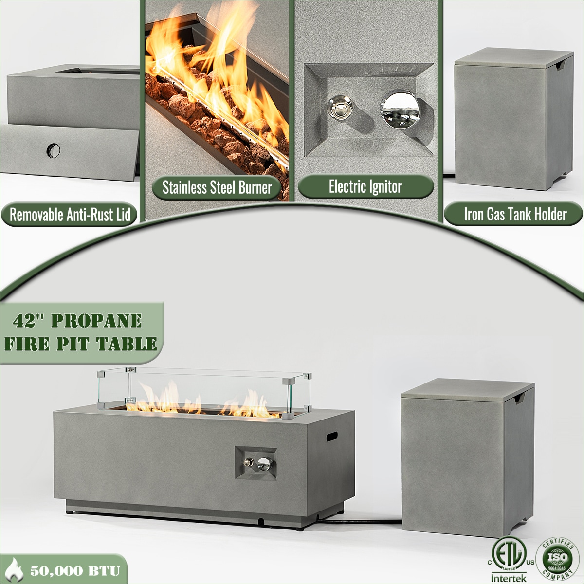 Sunrinx MG16-GAS-19 Outdoor-Gas-Firepits - View #12