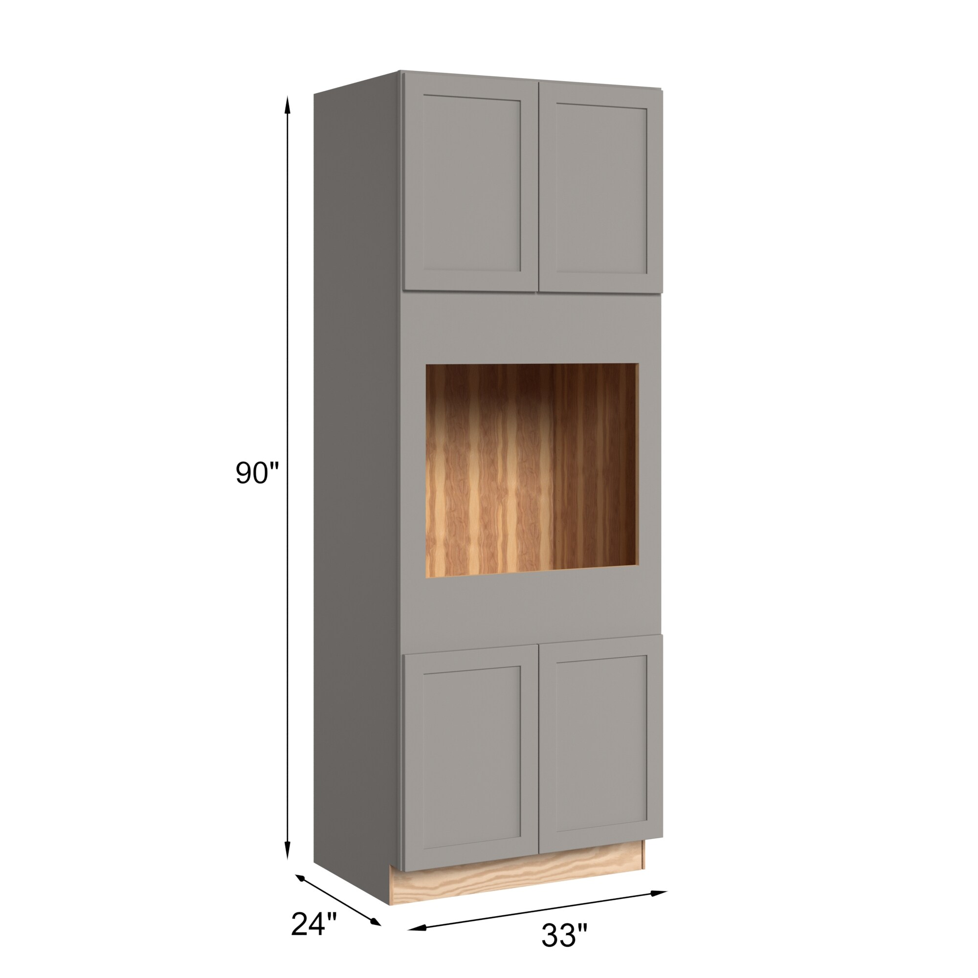 KraftMaid Momentum OC332490SG81 Cabinets-Kitchen - View #3