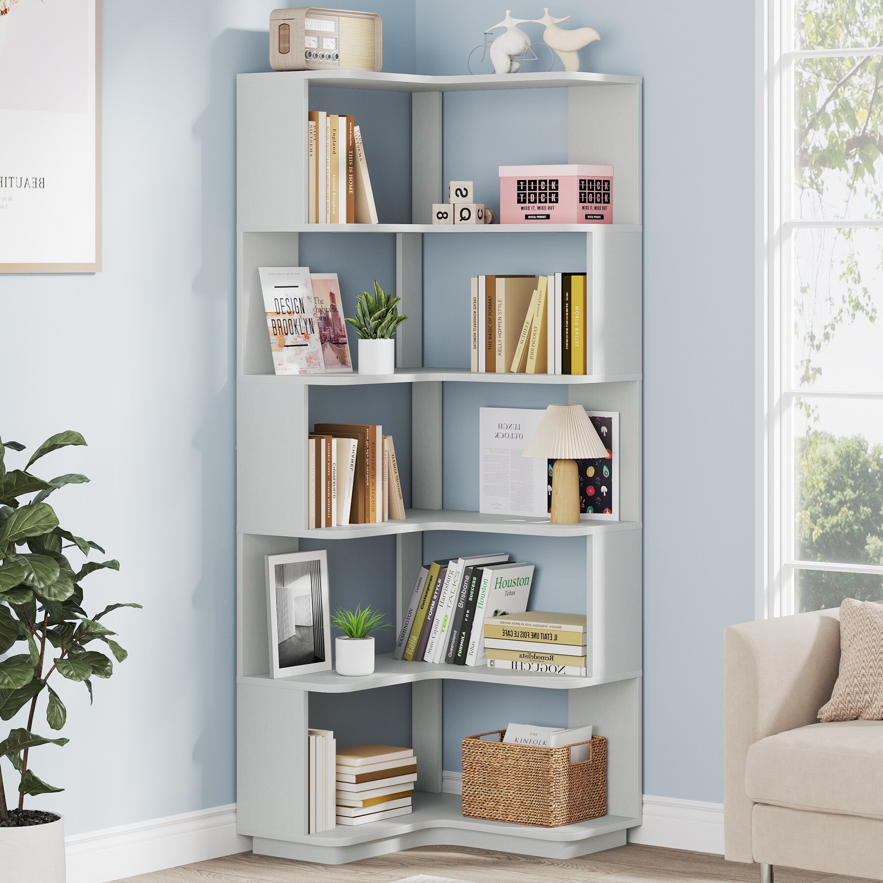 Tribesigns HOGA-YS0190 bookcases - View #2