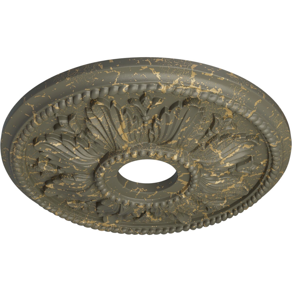Ekena Millwork CM18ED1WHC Ceiling-Medallions - View #2