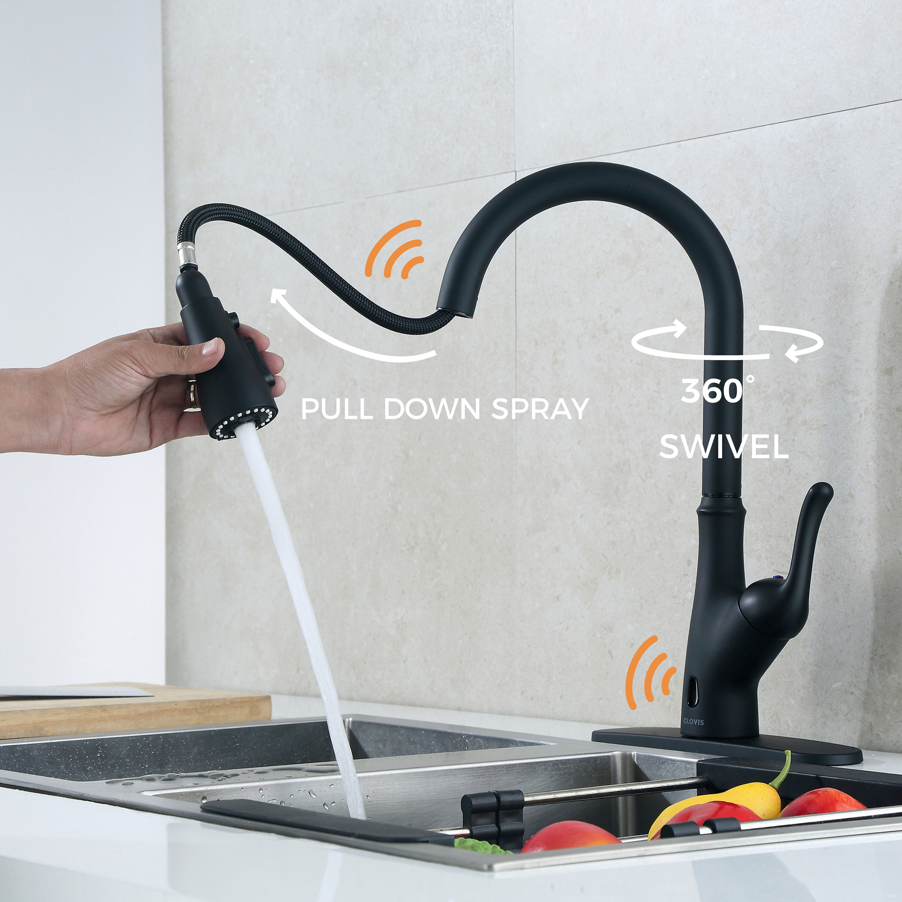 Flynama 20S05101MBL-E Kitchen-Faucets - View #7
