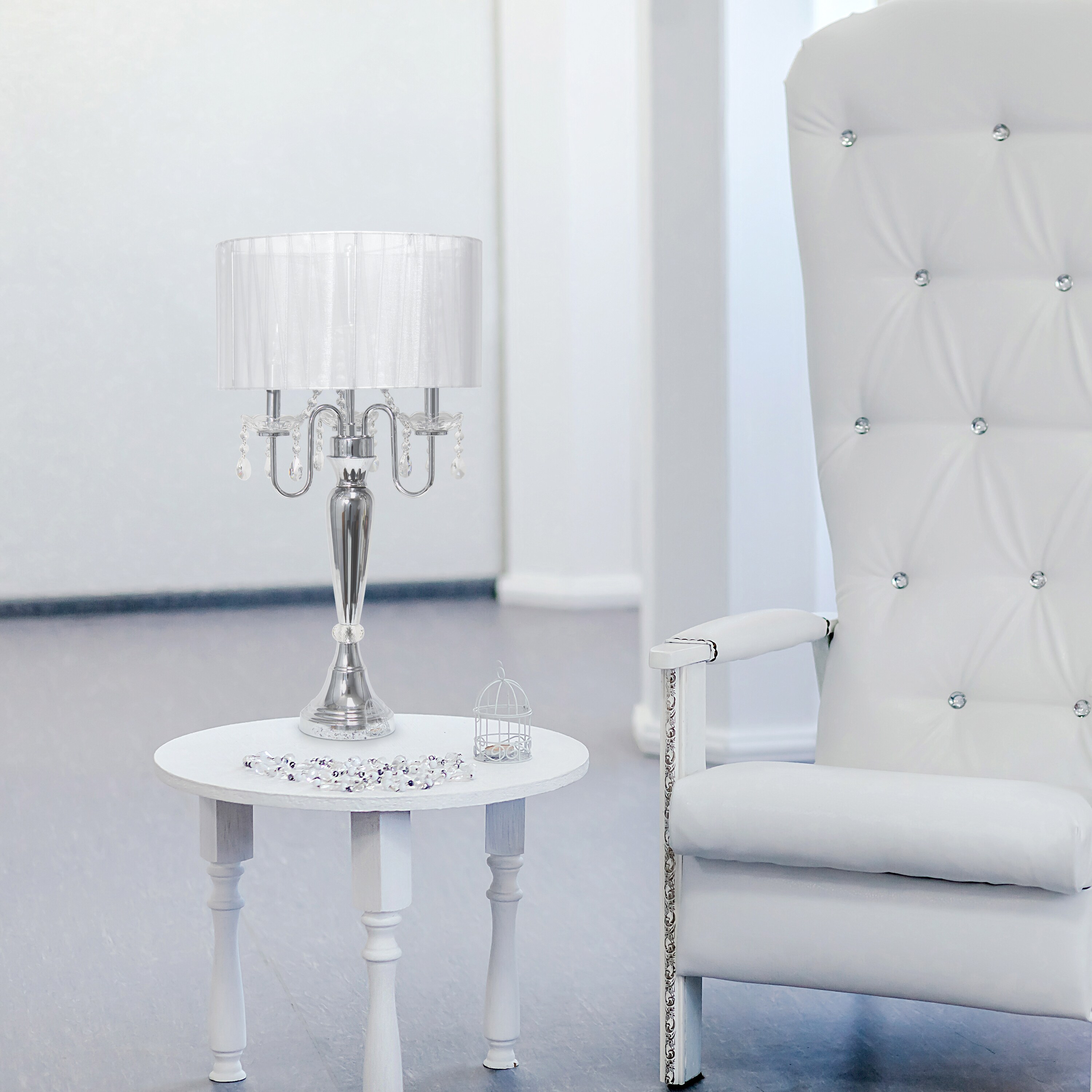 Lalia Home LHT-4022-WH Table-Lamps - View #4
