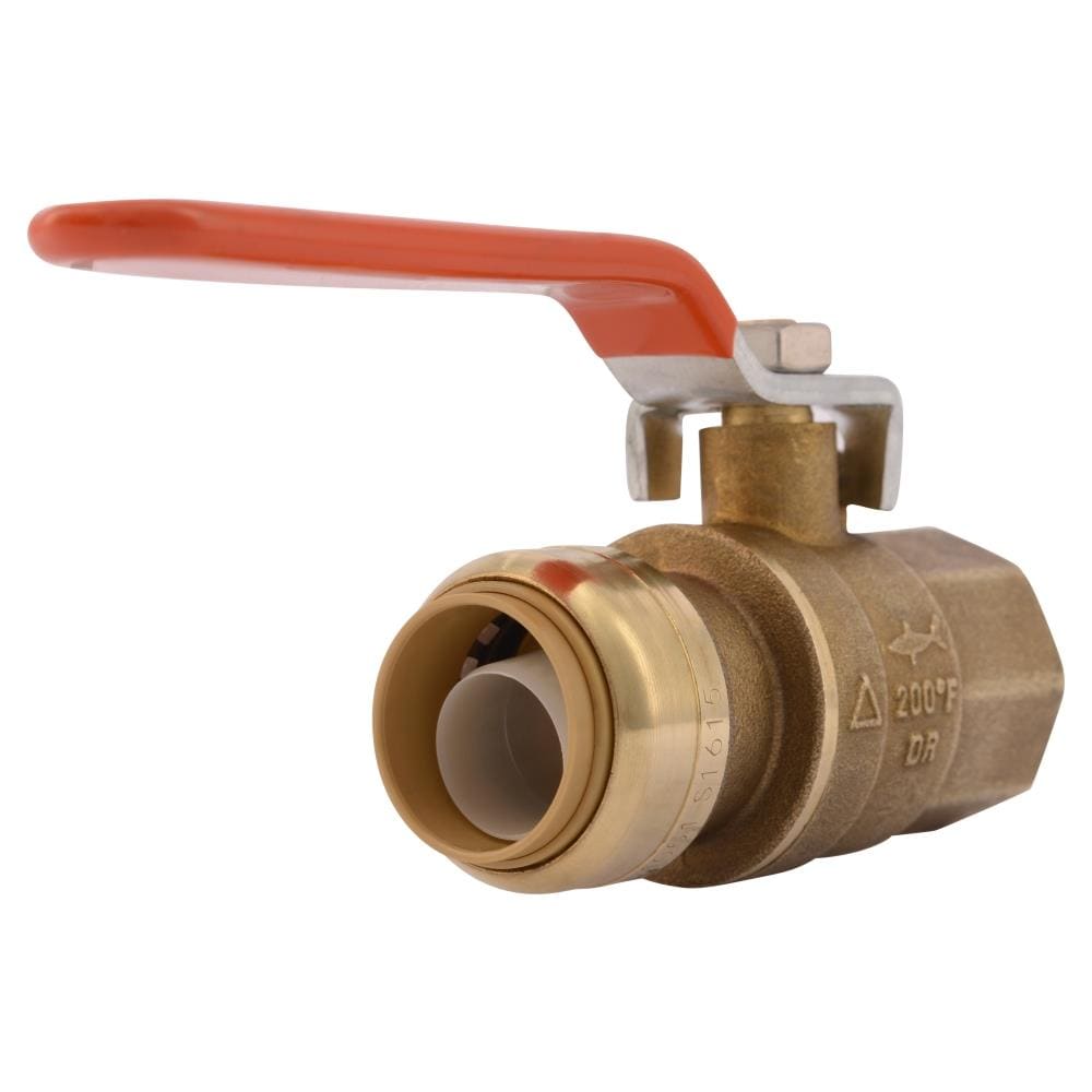 SharkBite 22186LFZC 3/4-in Push-to-connect Brass Ball Valve
