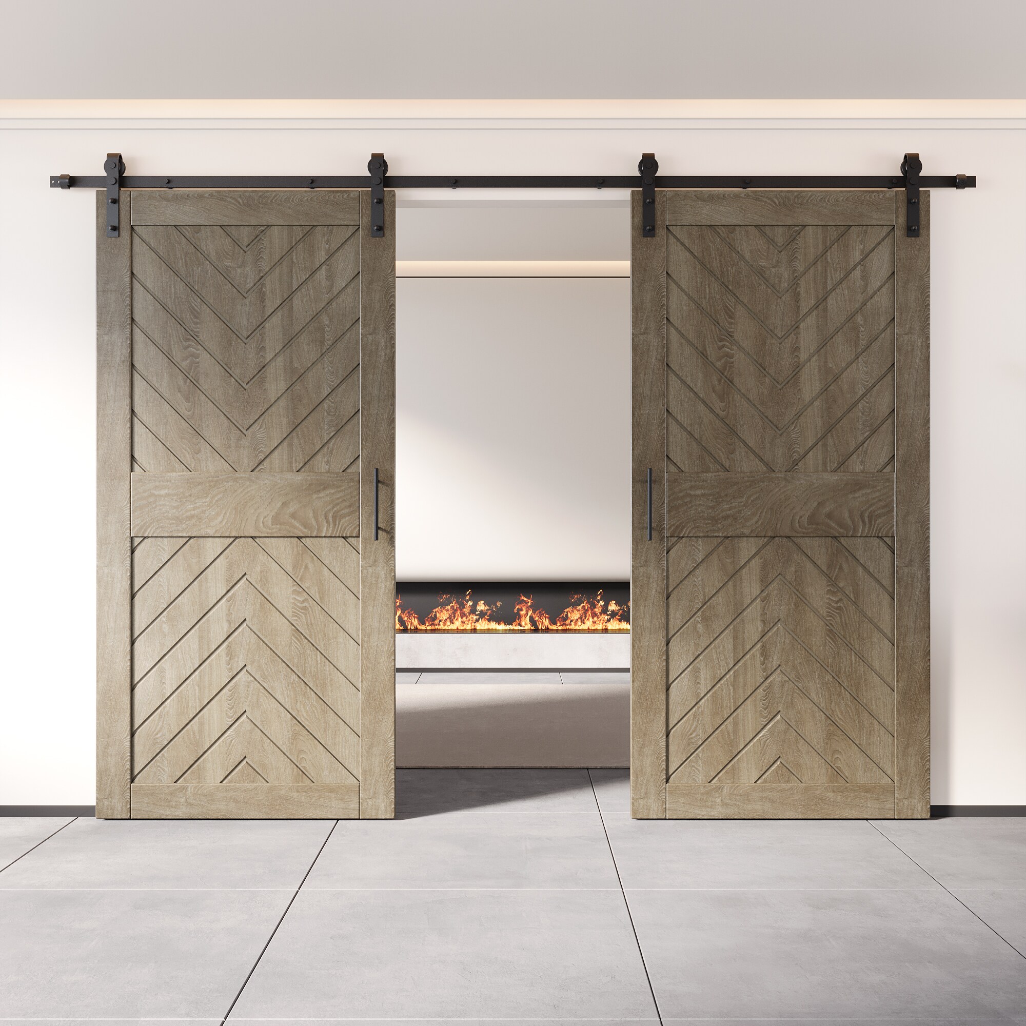 HOMACER YT2H132C-JT4-3284-GR Barn-Doors - View #8