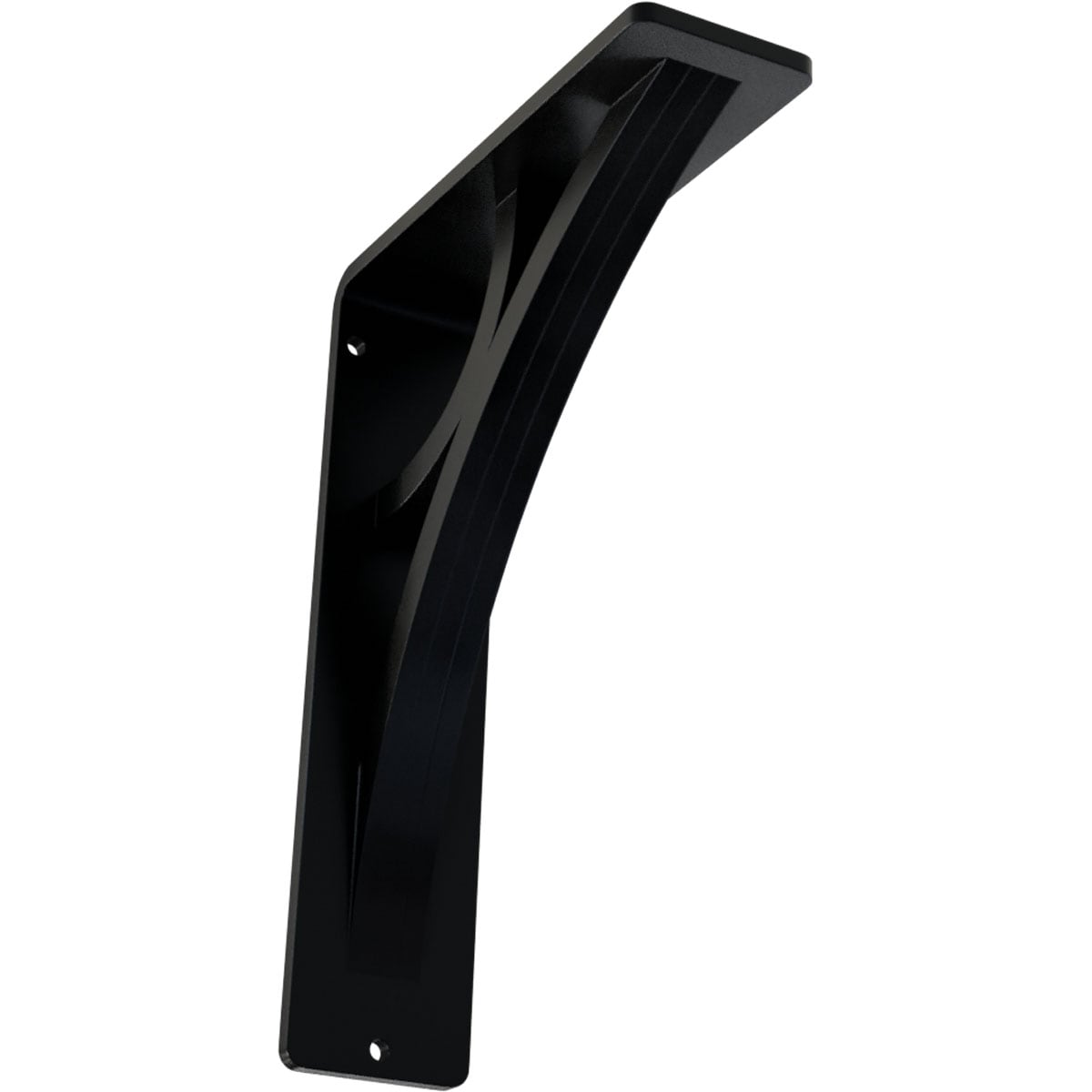 Ekena Millwork BKTM02X05X08TGL Galveston 5.5-in x 2-in x 8-in Black Wrought iron Countertop support bracket
