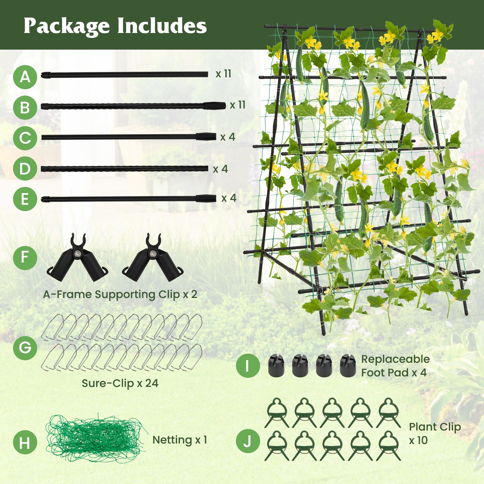  YSGT416671BK Garden-Trellis - View #4