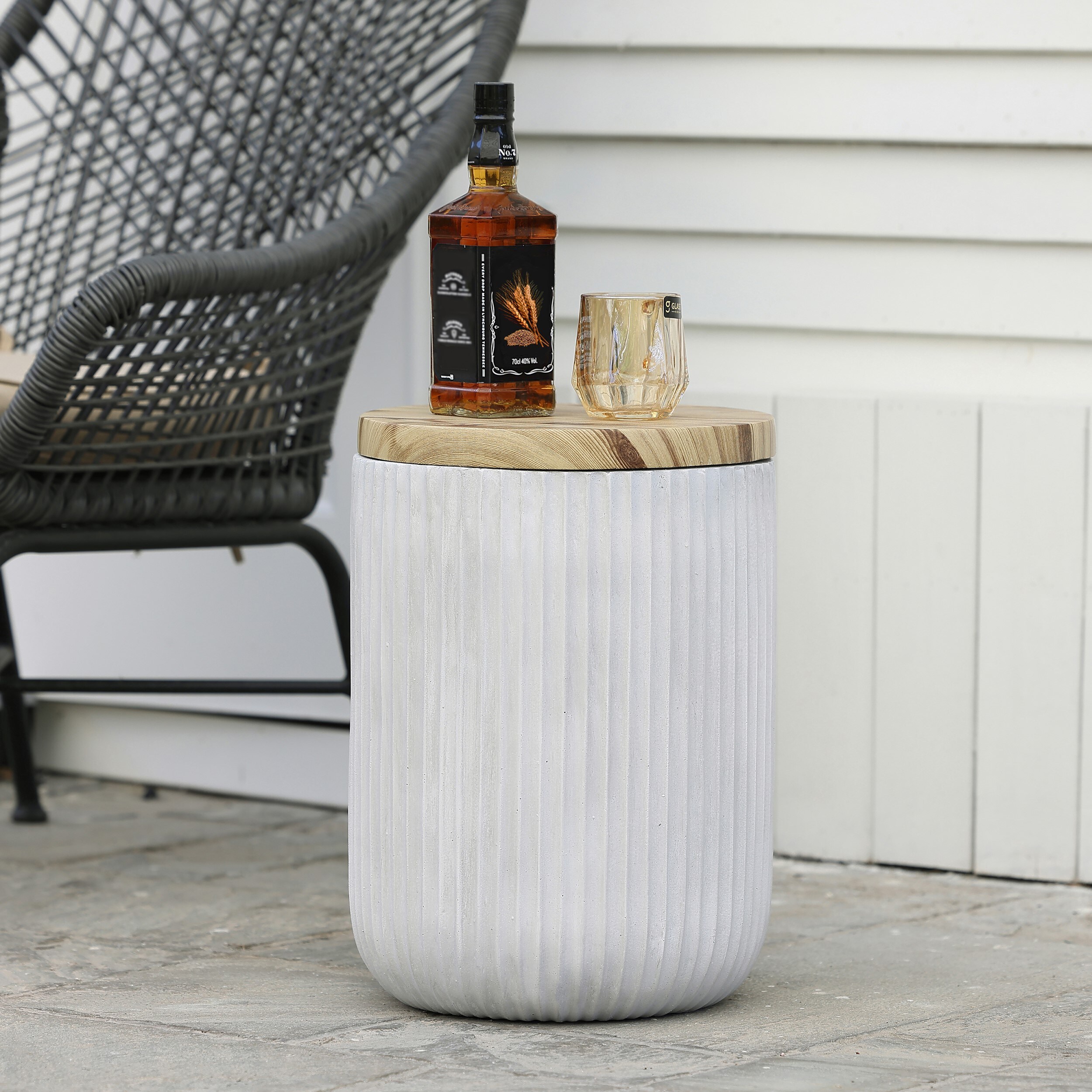 LuxenHome WHOF1284 Patio-Tables - View #8