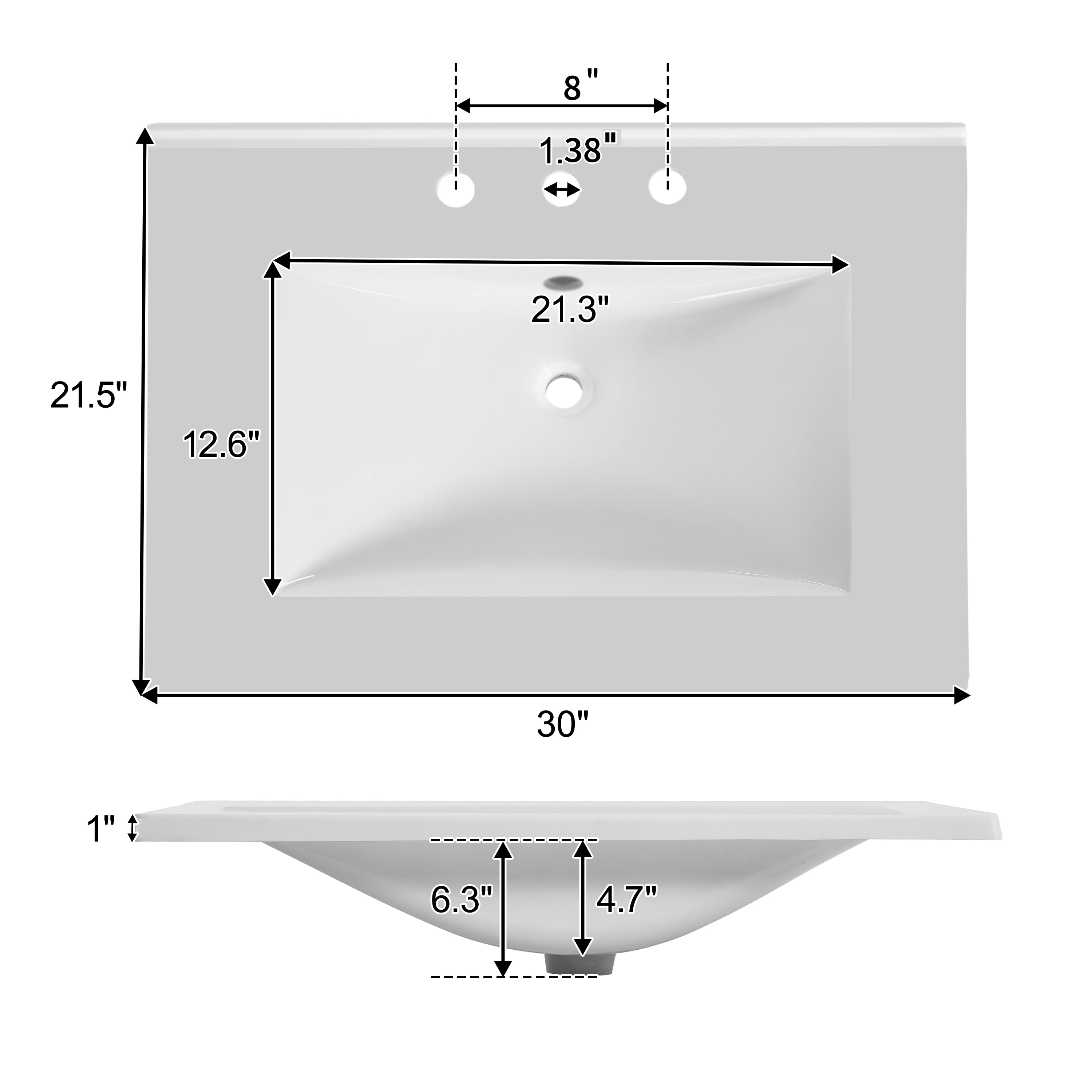 LOVMOR SF-L-N765P33418384B Bath-Vanity-Combo - View #11